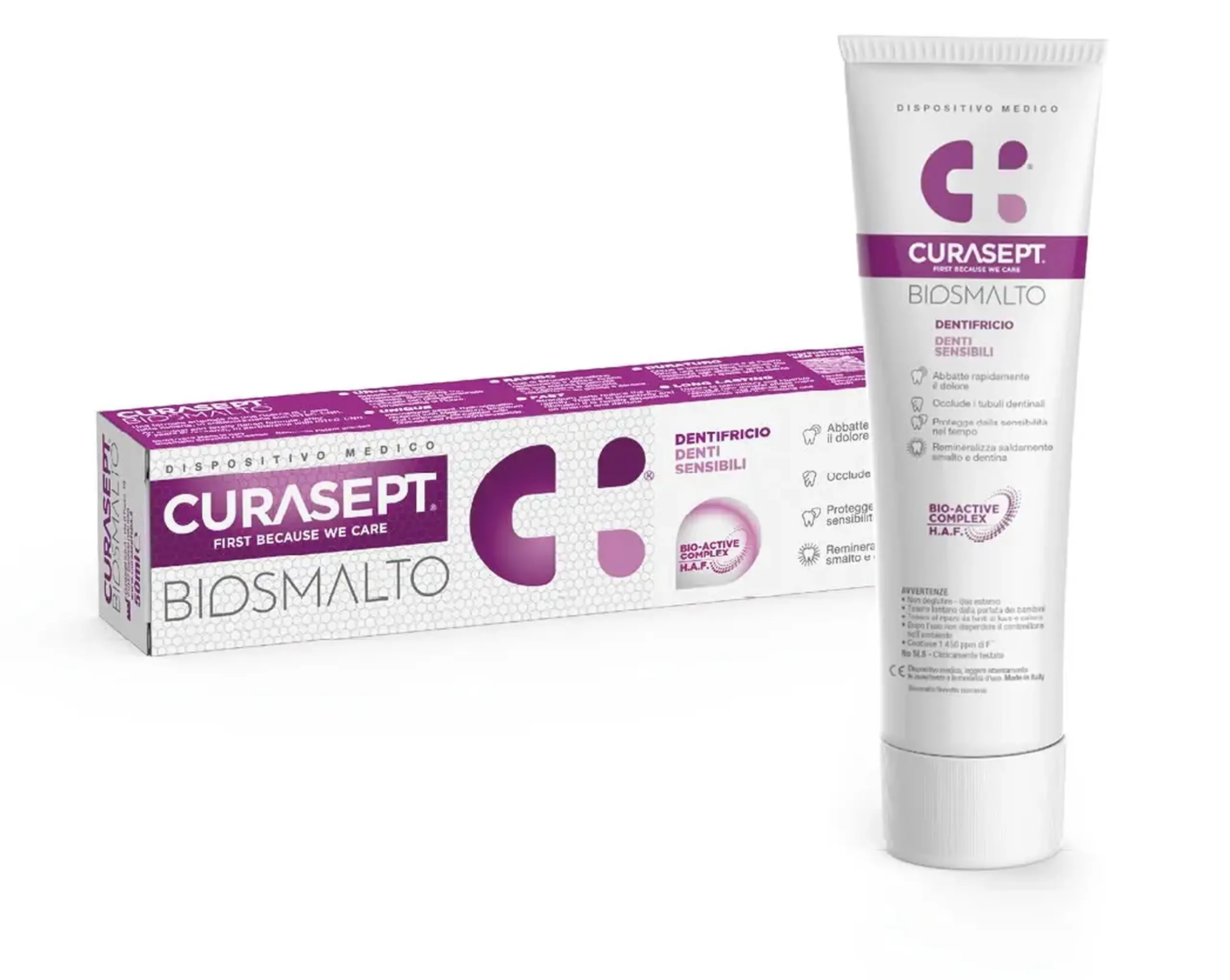 Curasept Pasta de dinti Biosmalto dinti sensibili 75ml