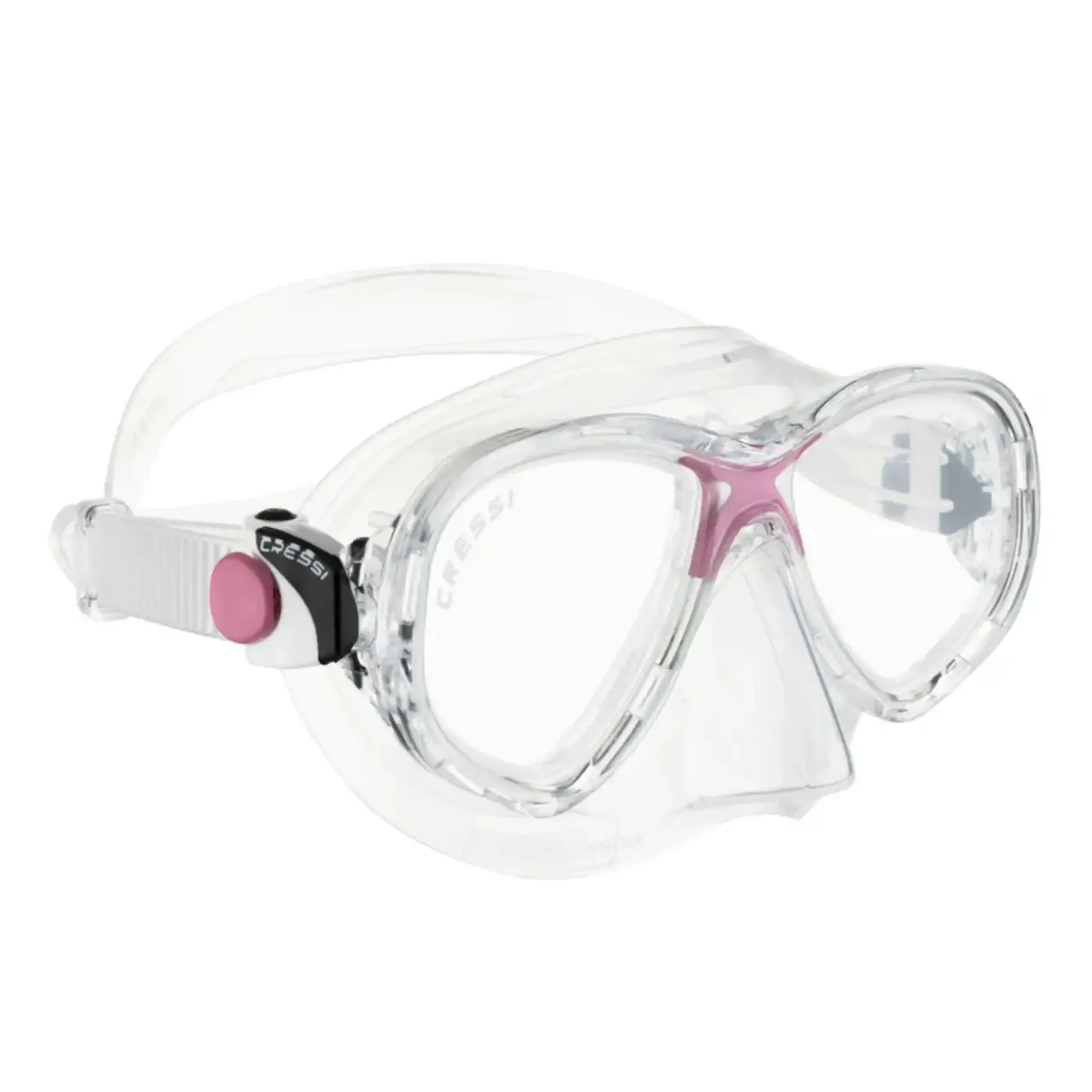 Mască Cressi-Sub Marea JR - Culoare clear pink