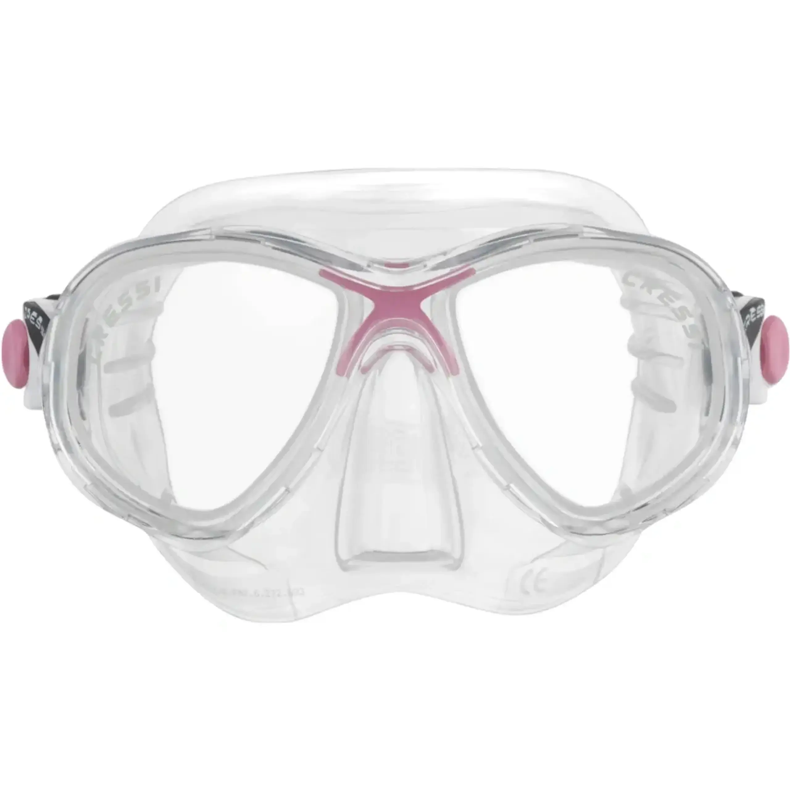 Mască Cressi-Sub Marea JR - Culoare clear pink