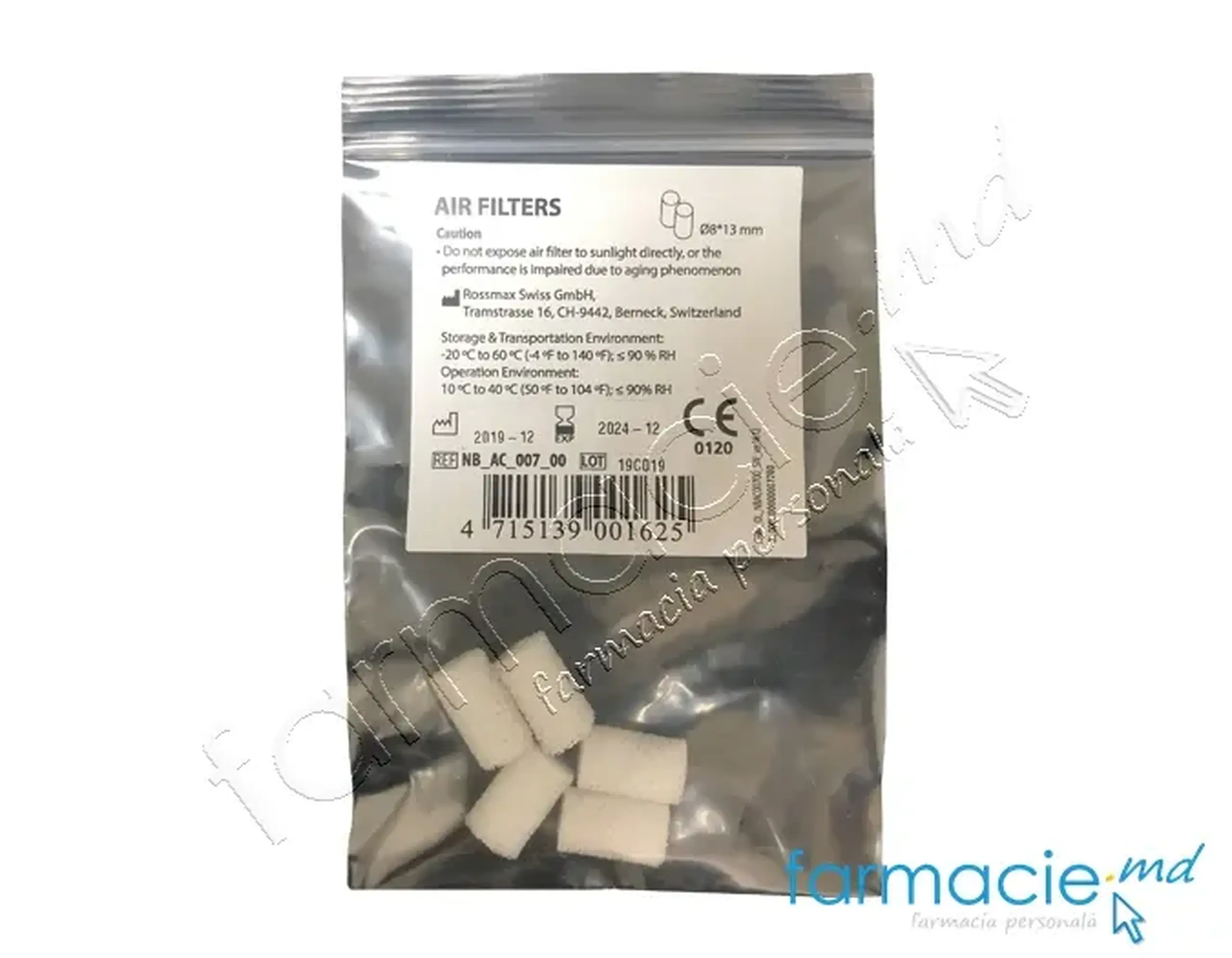 Filtre Nebulizer Rossmax NH60 (NB_AC_007_00)