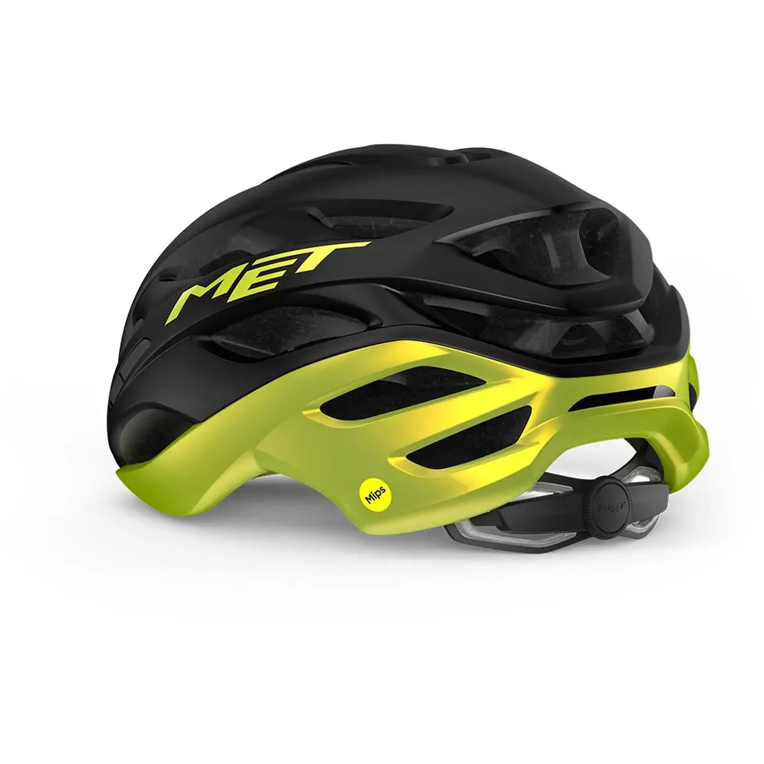 Cască ciclism Met Estro Mips black lime yellow metalic - Головные уборы m