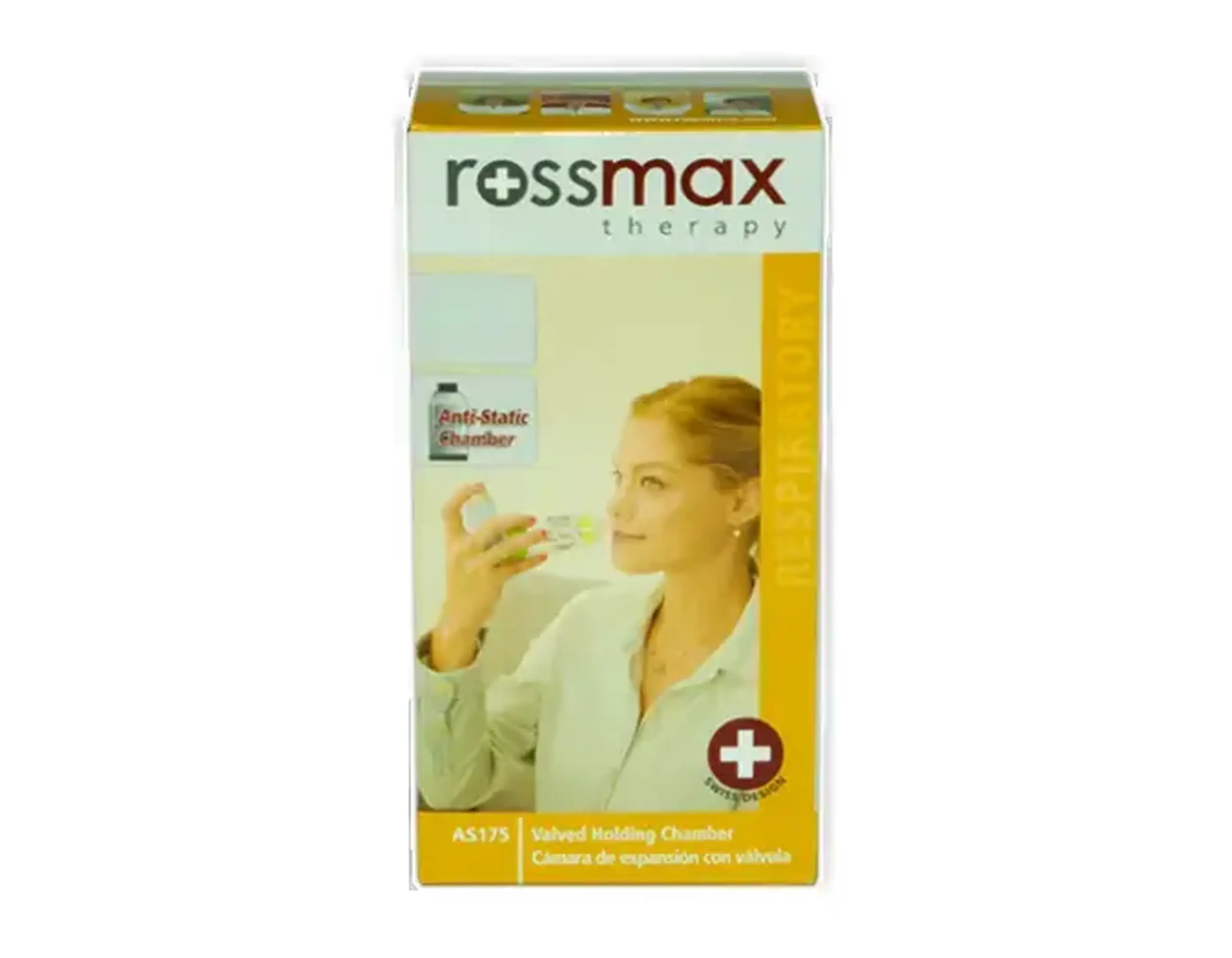Inhalator manual Rossmax cu supapa si camera de aer, marimea S, (0-1.5ani)