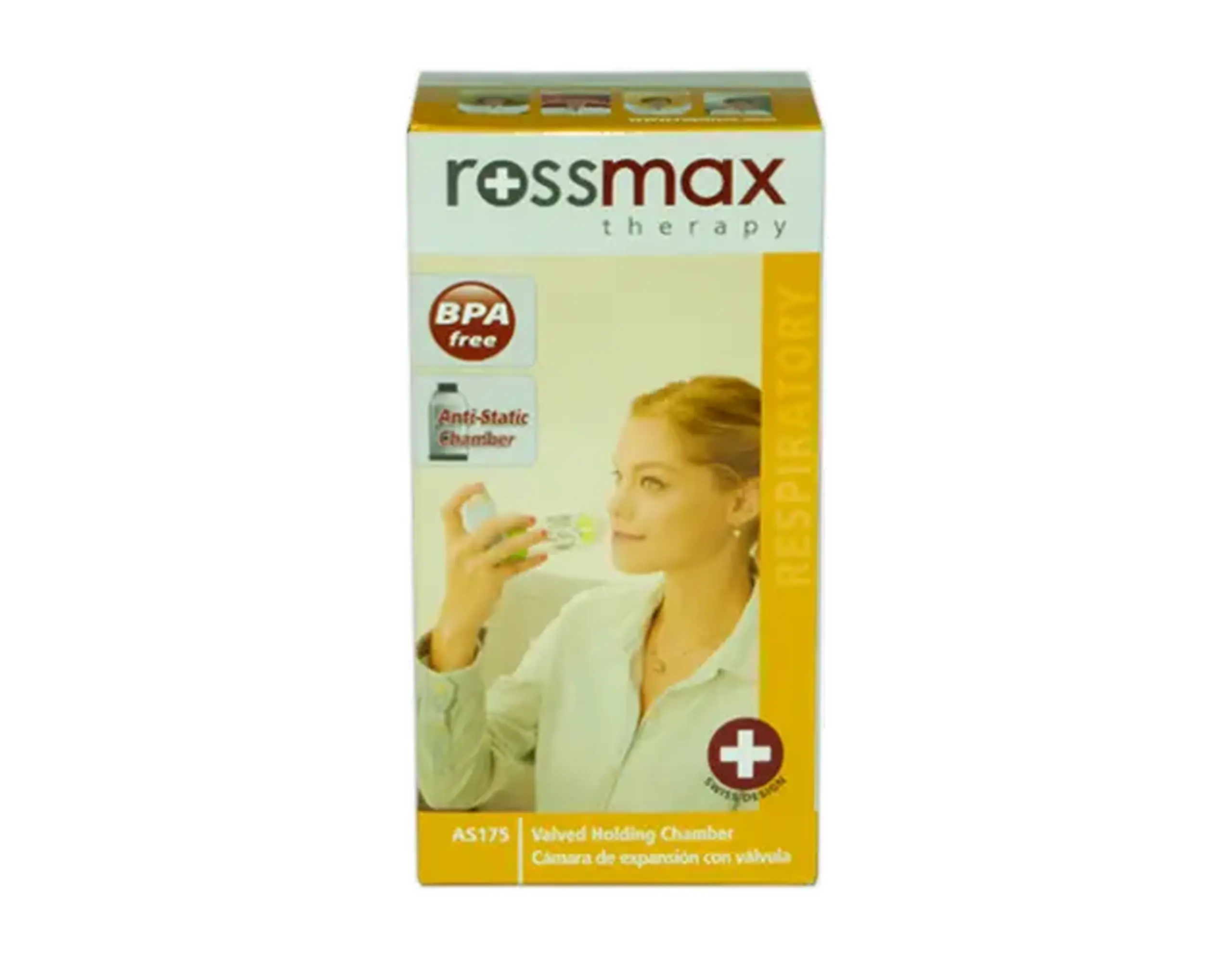Inhalator manual Rossmax cu supapa si camera de aer, marimea L(5ani+)