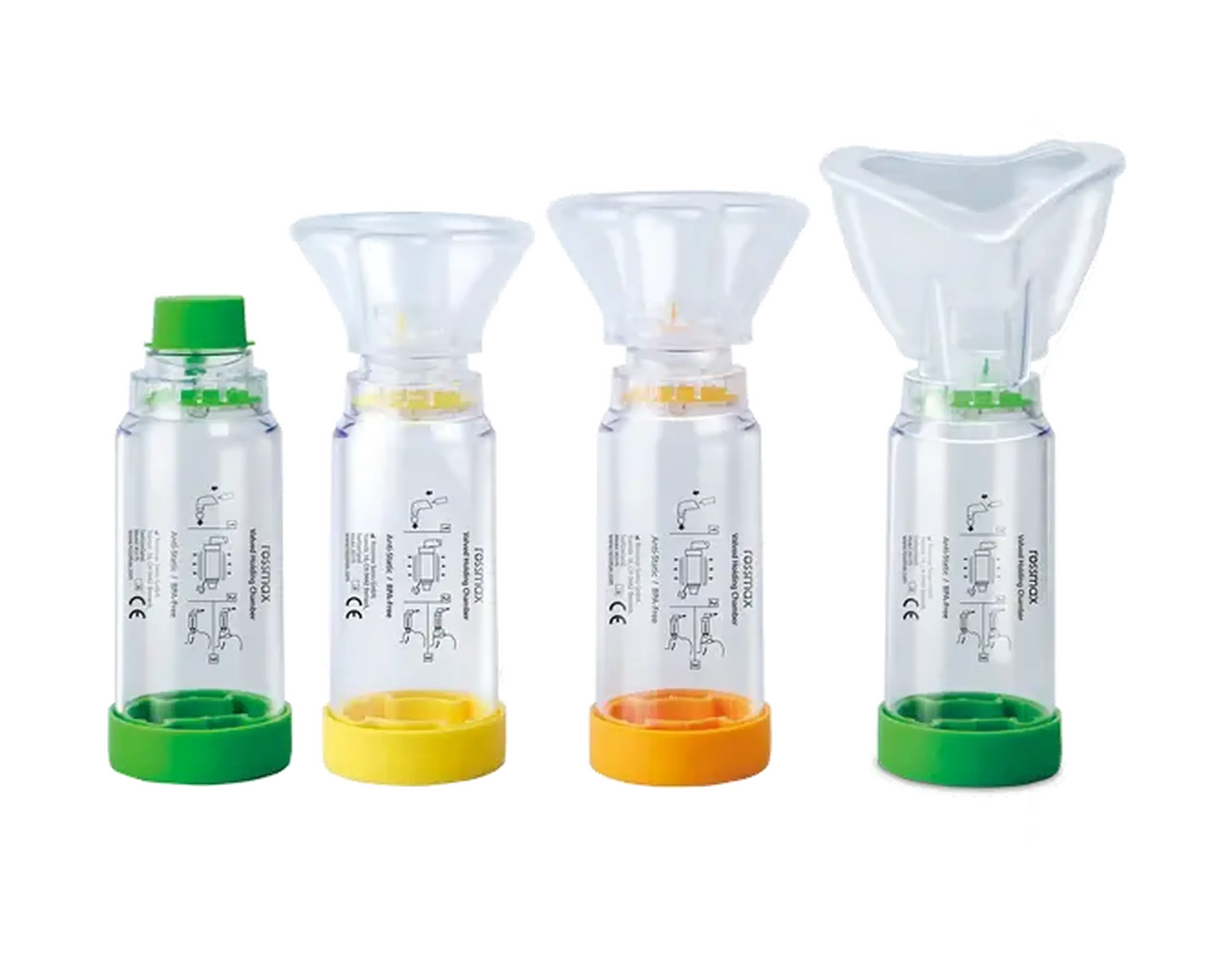 Inhalator manual Rossmax cu supapa si camera de aer, marimea L(5ani+)