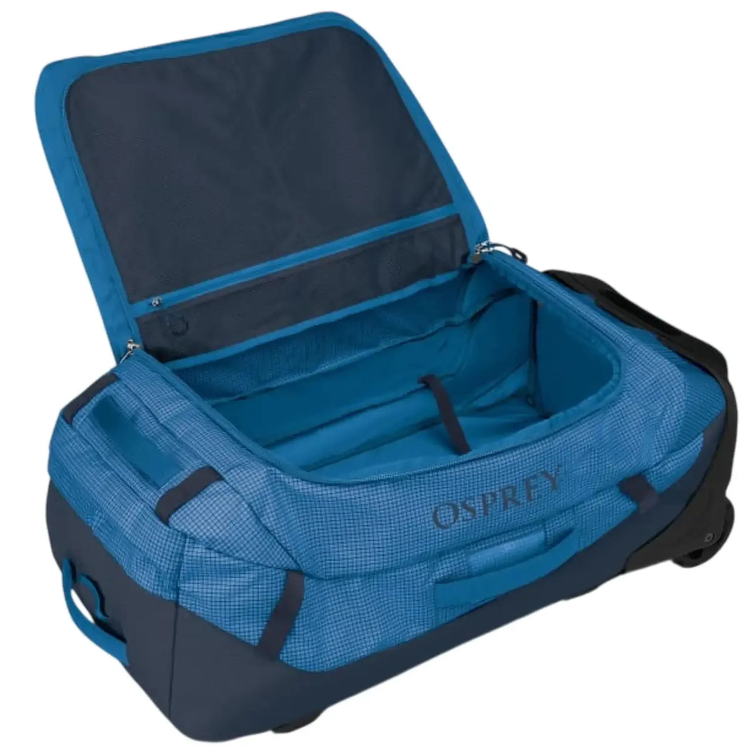 Geantă Osprey Transporter Wheeled Duffel 90 - Culoare blue