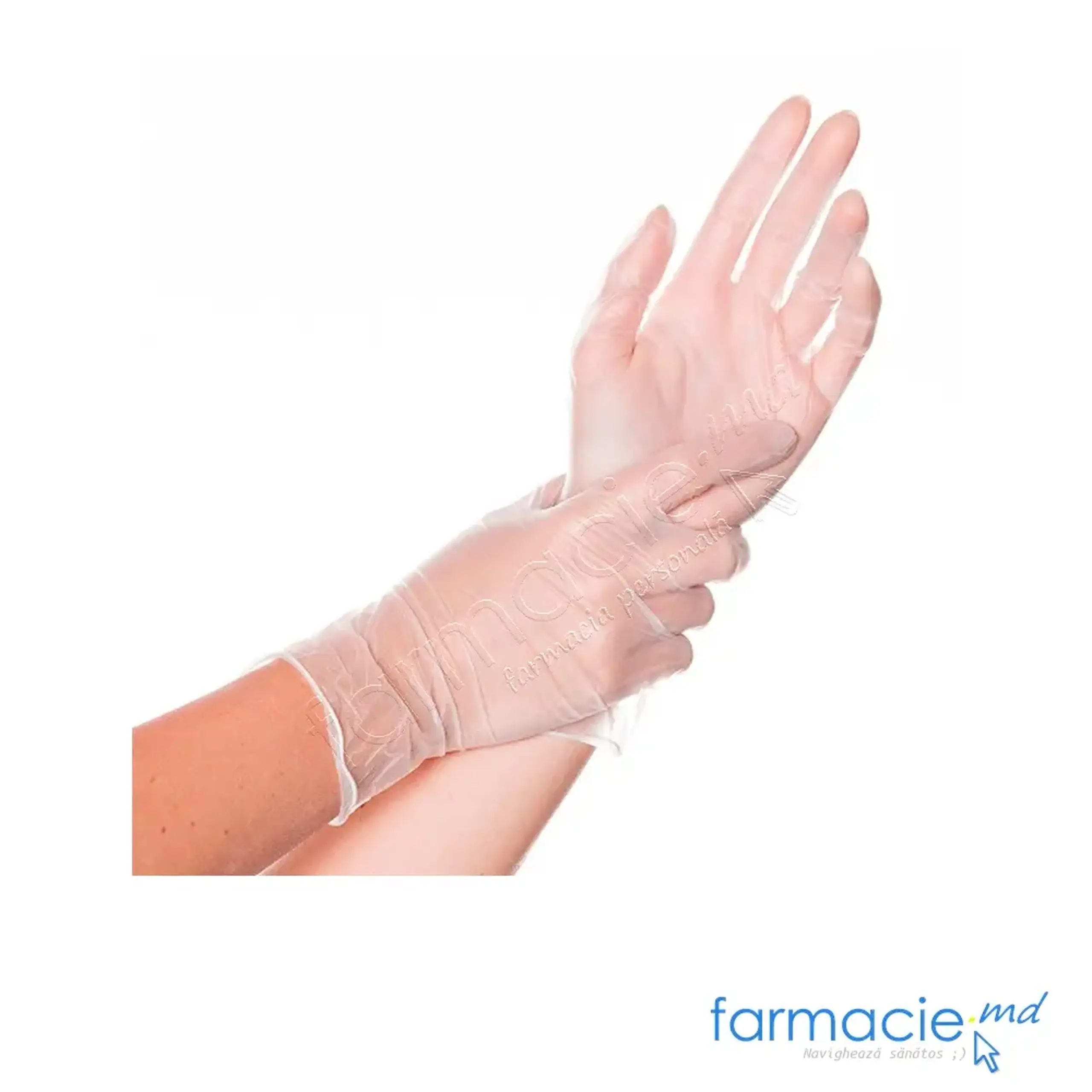 Manusi nesterile vinil DERMA STRETCH fara talc Small Bericah