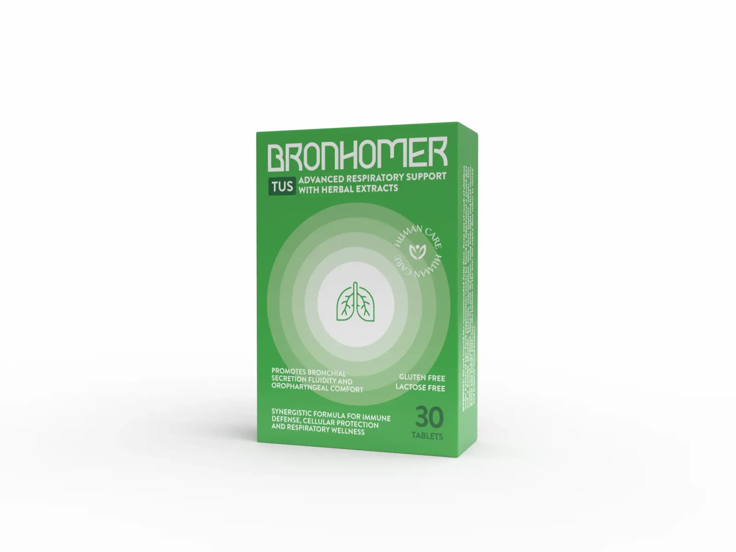 BRONHOMER comp. N30 (mucolitic,tuse,git) Human Care