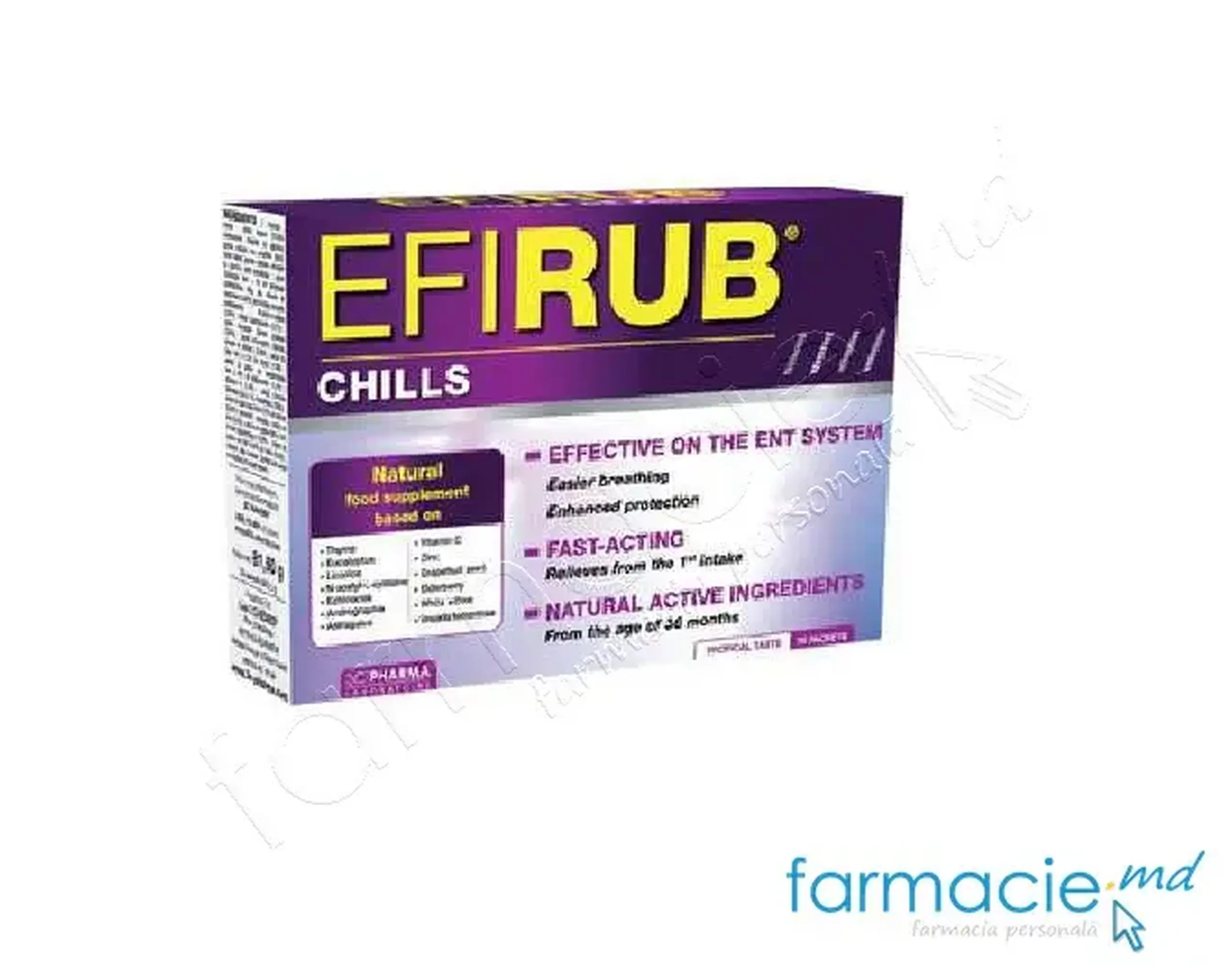 EFIRUB pulbere plic N16 3Chenes