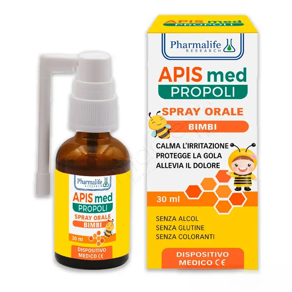 Apis Med Propolis spray oral (calmeaza iritatiile,amelioreaza durerea) 3ani+30ml Pharmalife
