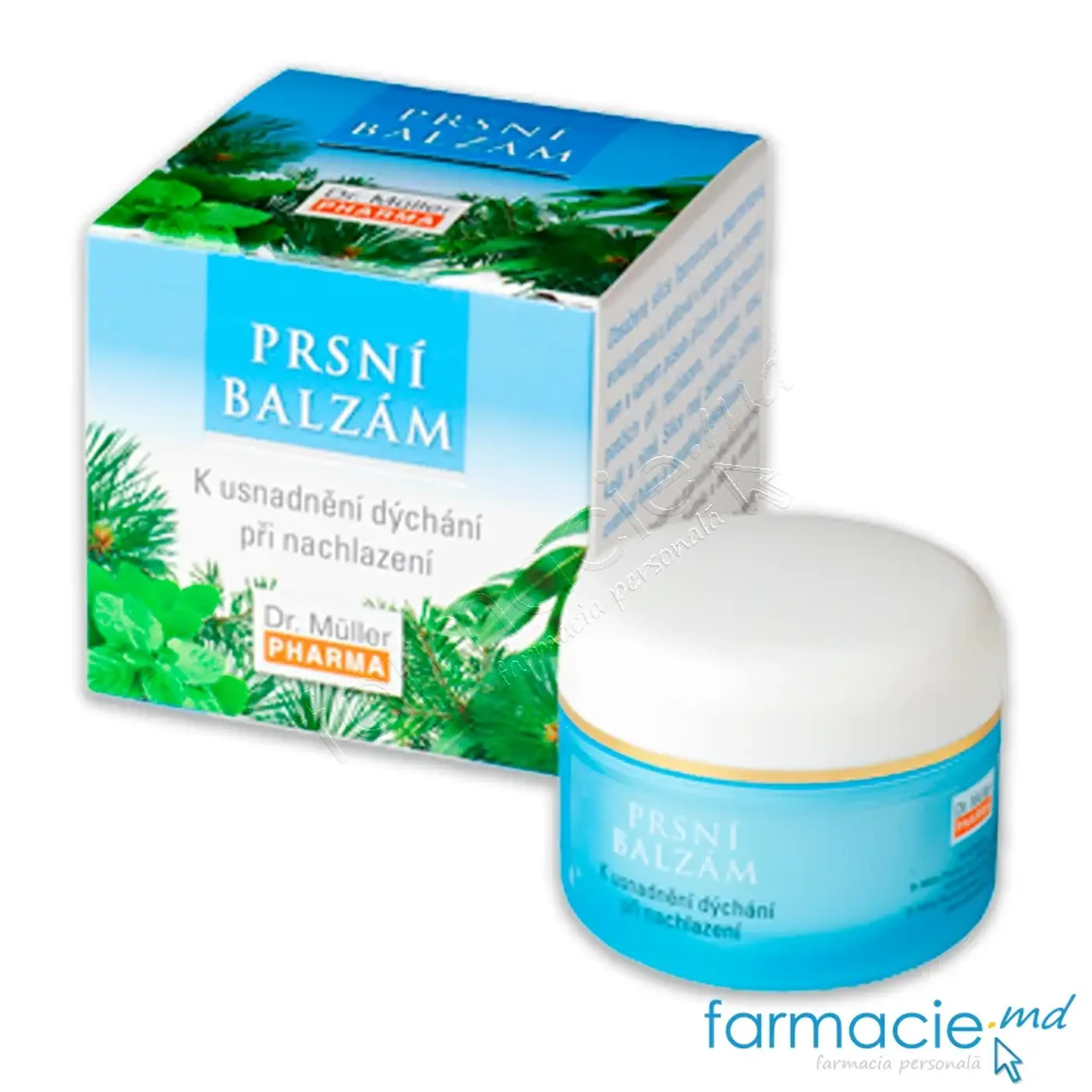 Balsam pectoral raceala adulti,copii 3+ 50ml Dr. Muller PHARMA