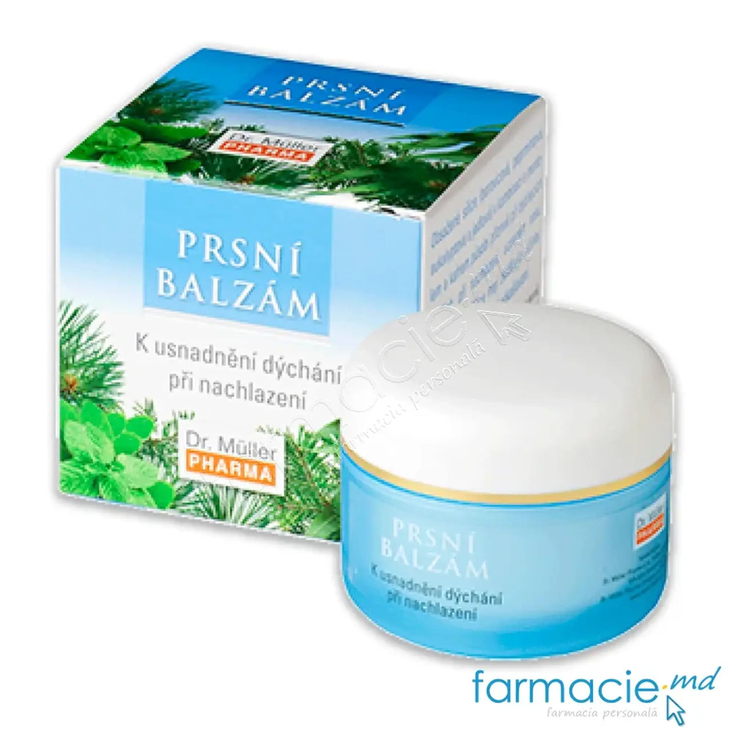 Balsam pectoral raceala adulti,copii 3+ 50ml Dr. Muller PHARMA