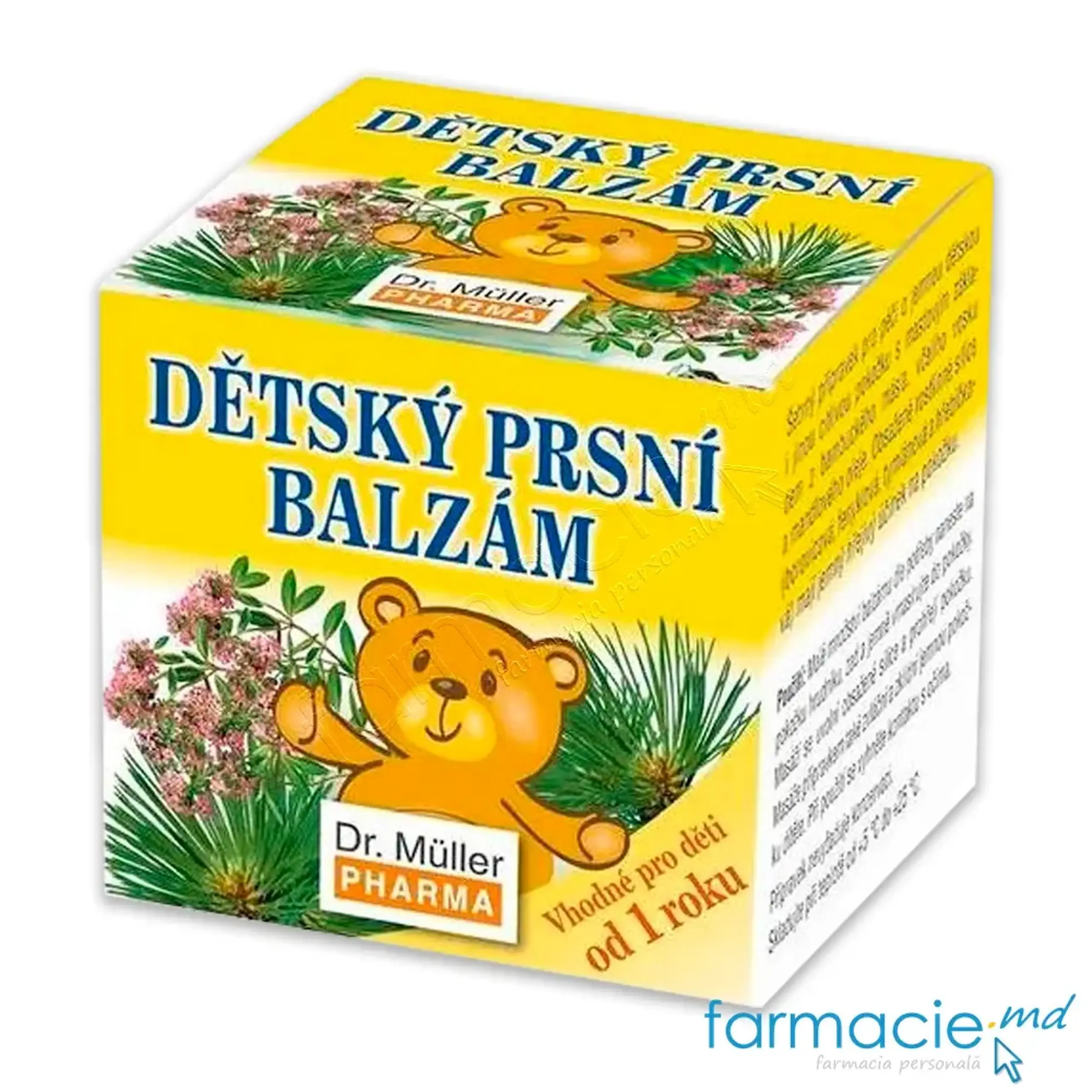 Balsam pectoral raceala copii 1+ 50ml Dr. Muller PHARMA