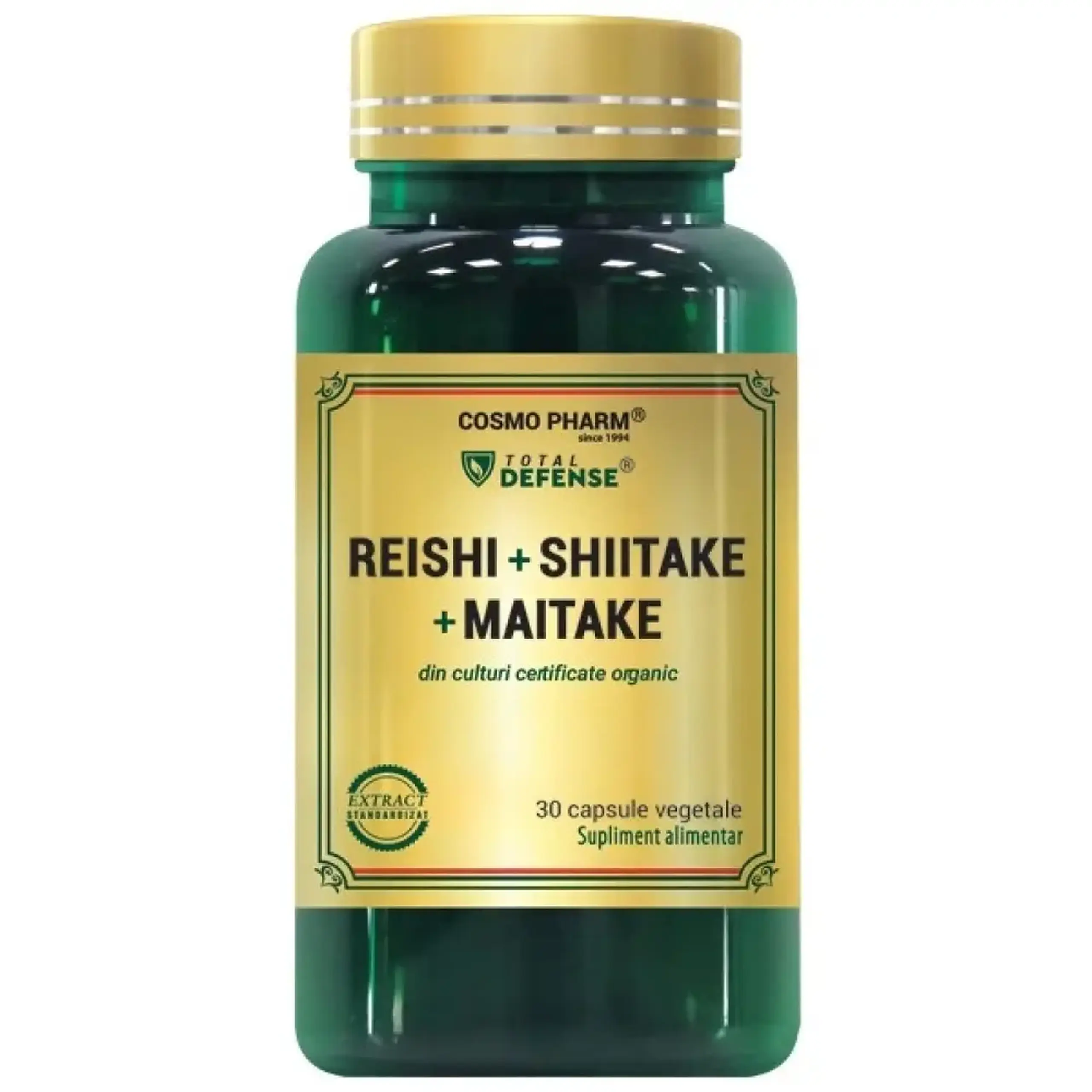 Reishi Shiitake Maitake Imunitate si Vitalitate caps. N30 Cosmo Pharm