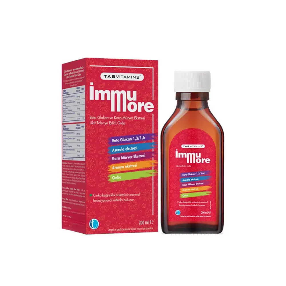 IMMU MORE Betaglucan+Acerola+Soc sirop 200ml 4+ Tab Ilac