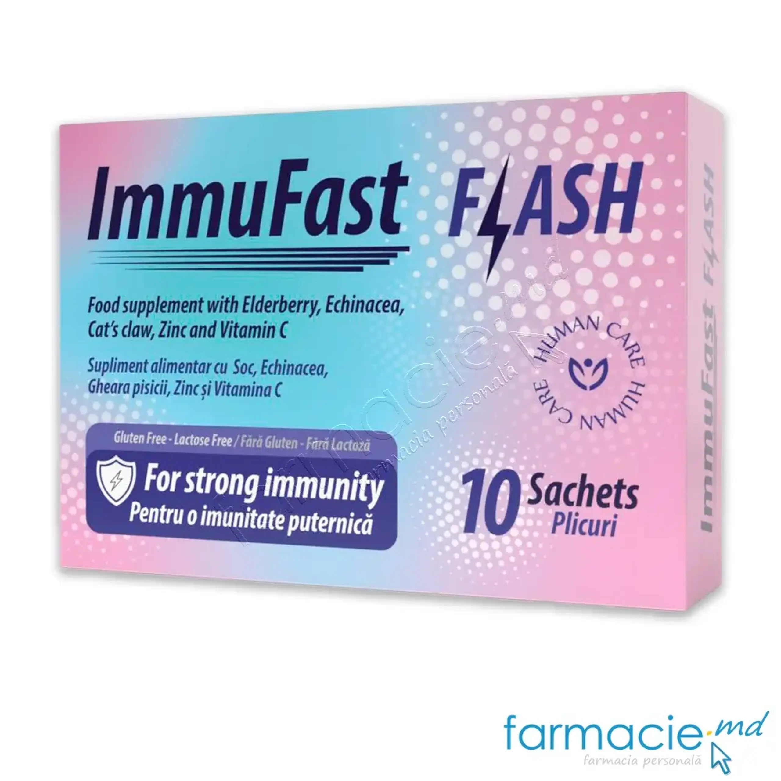 ImuFast Flash plic N10 (raceala primele simptome) Human Care