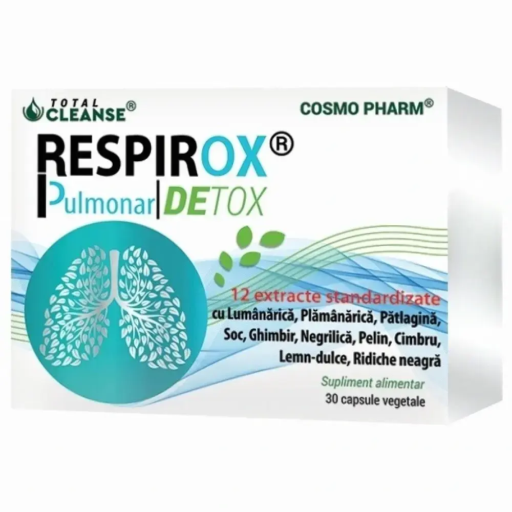 Respirox Pulmonar Detox caps. N30 Cosmo Pharm