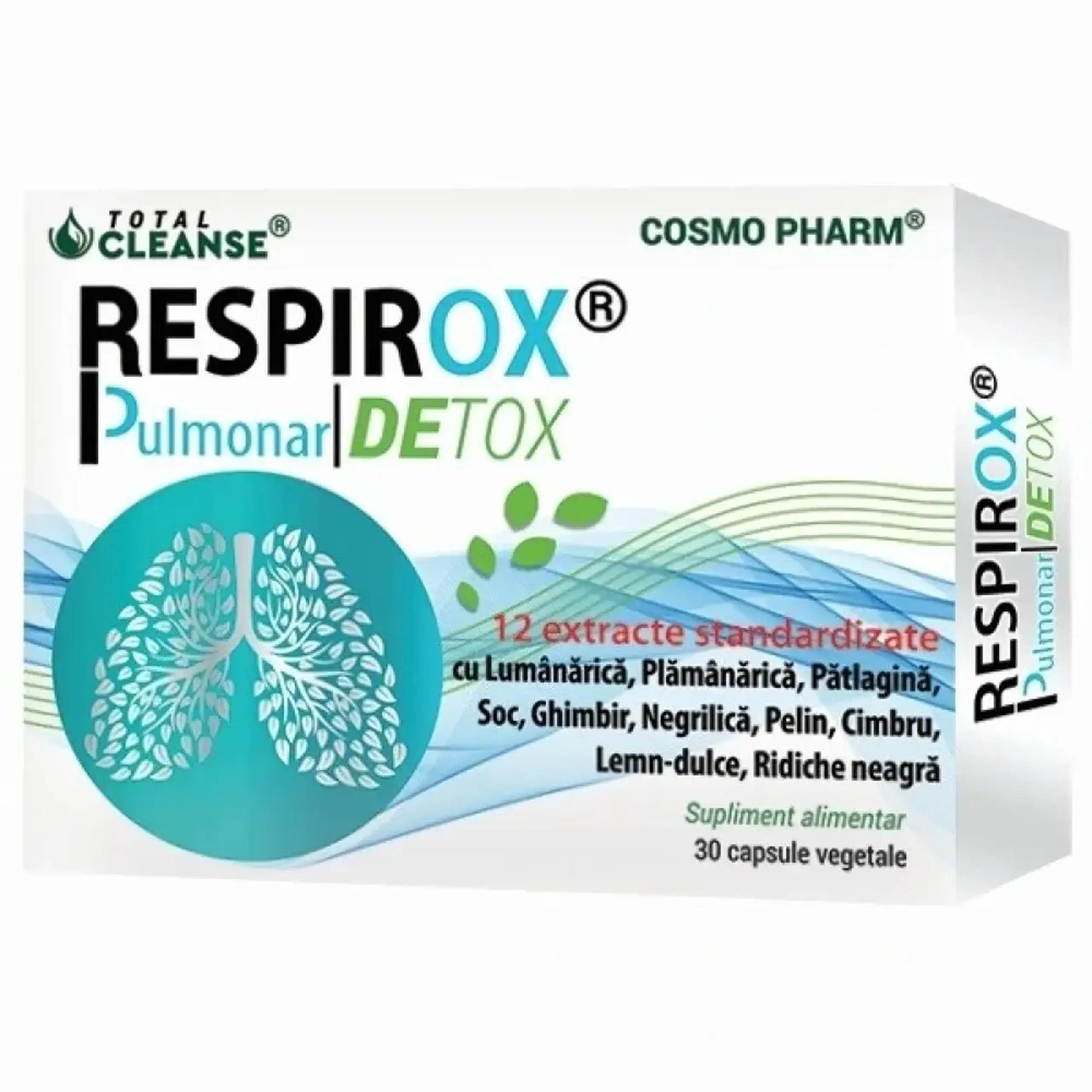 Respirox Pulmonar Detox caps. N30 Cosmo Pharm