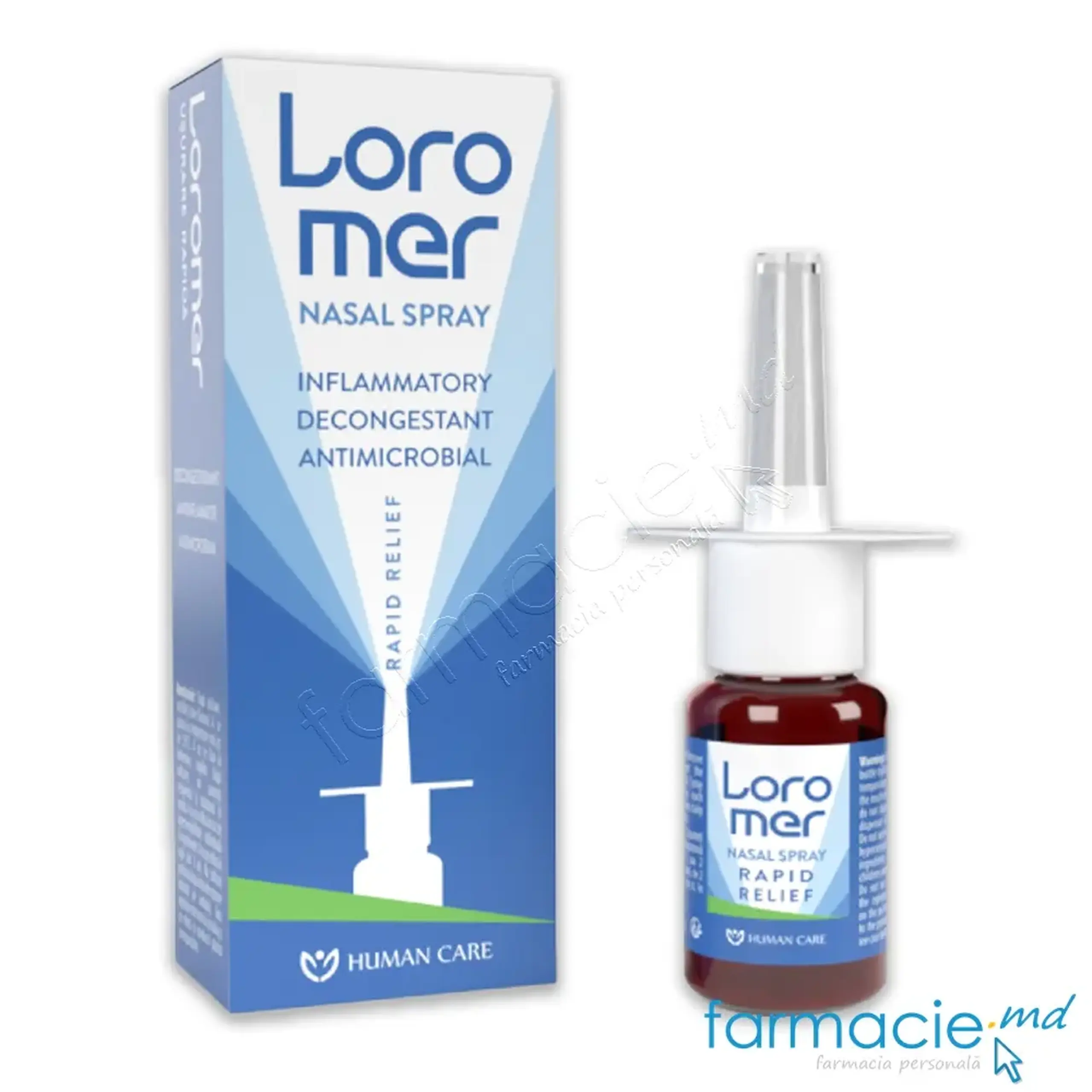 Loromer nazal spray (nas infundat) 3 ani+ 10ml Human Care