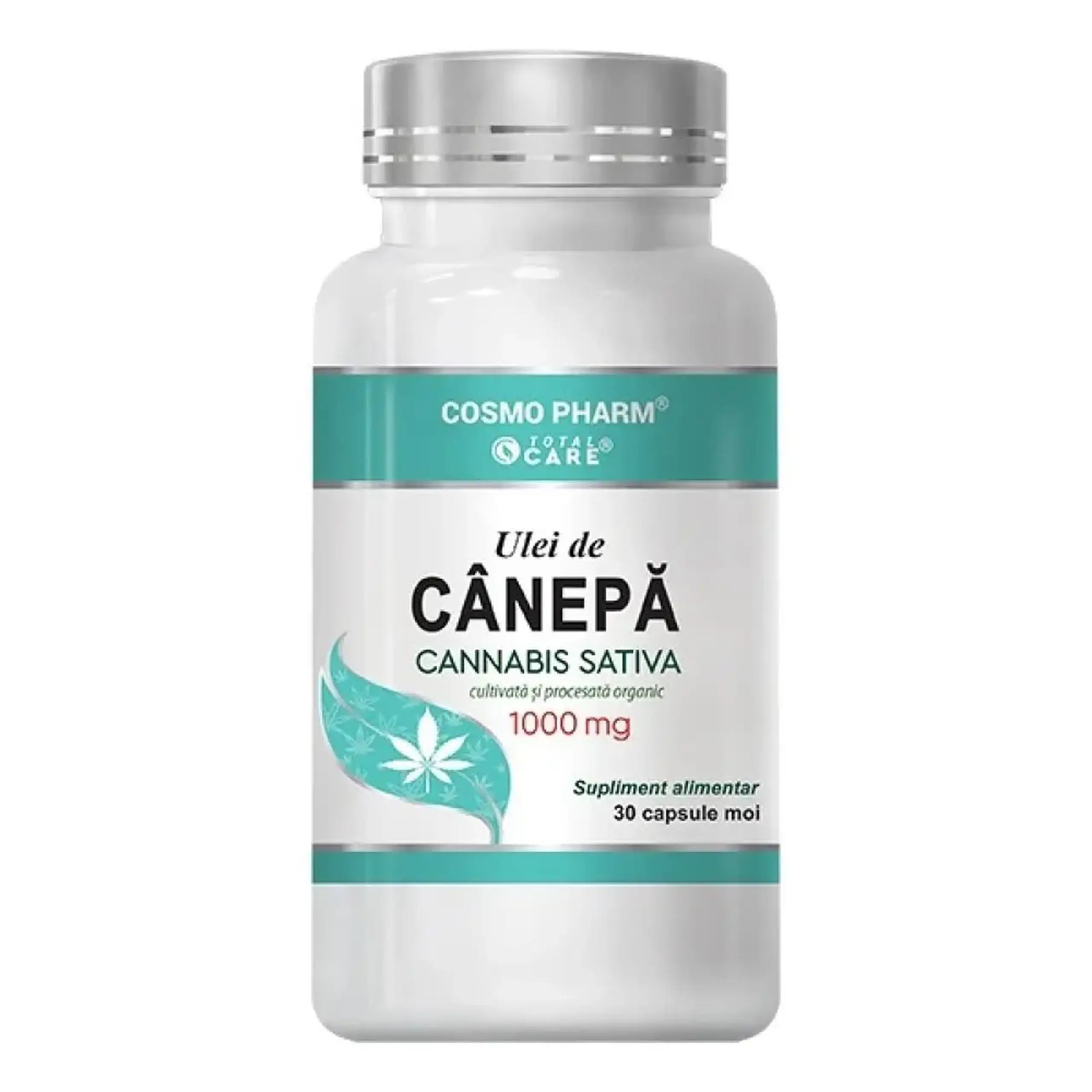 Ulei de Canepa 1000mg Relaxare si Echilibru caps. N30 Cosmo Pharm