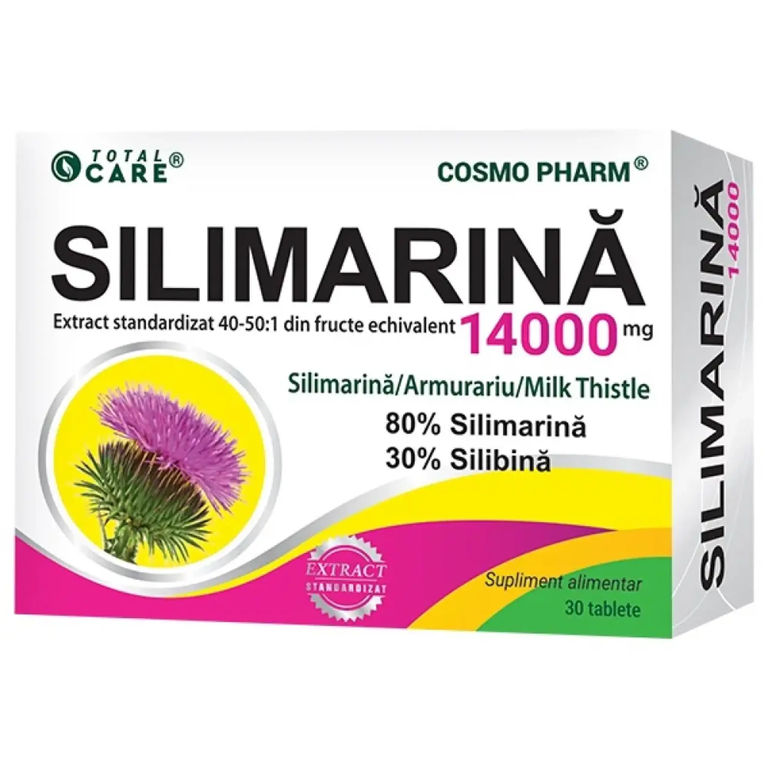 Silimarina 14000mg Protectie Hepatica comp. N30 Cosmo Pharm