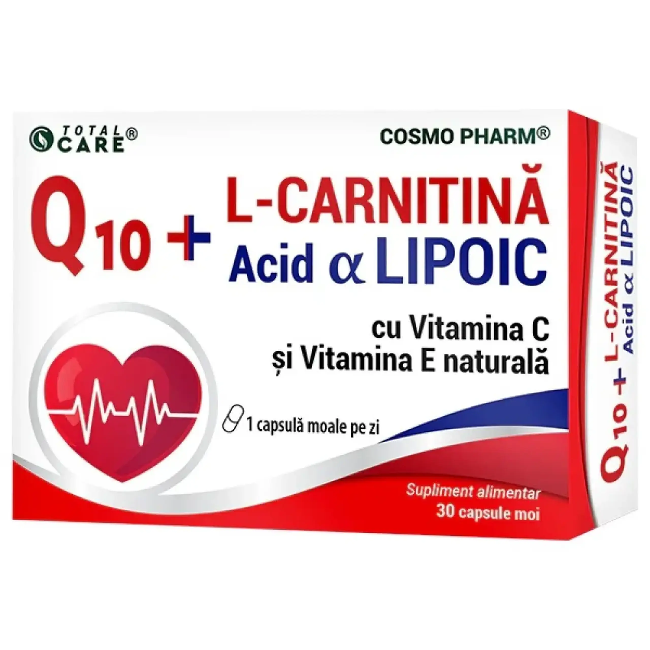 Q10 L-Carnitina Acid Alfa-Lipoic Energie Celulara caps. N30 Cosmo Pharm
