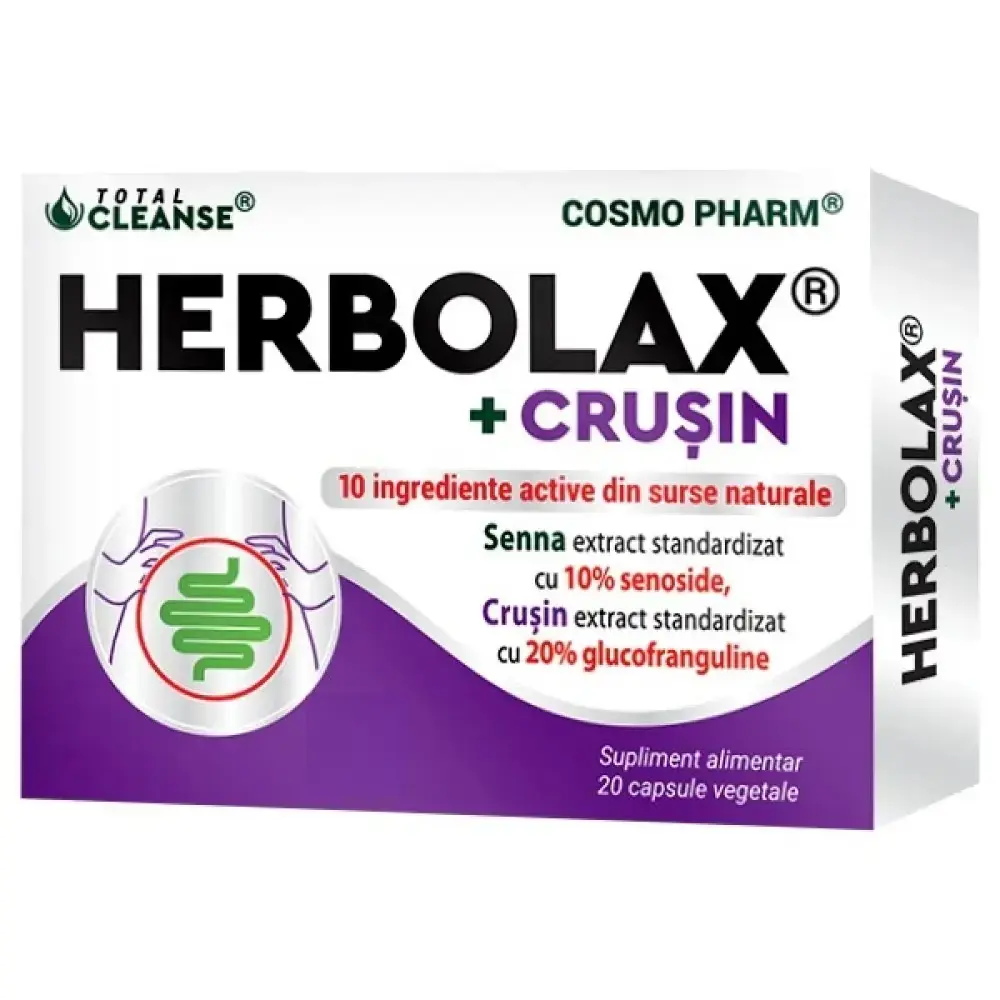 Herbolax+ Crusin Tranzit Intestinal caps. N20 Cosmo Pharm