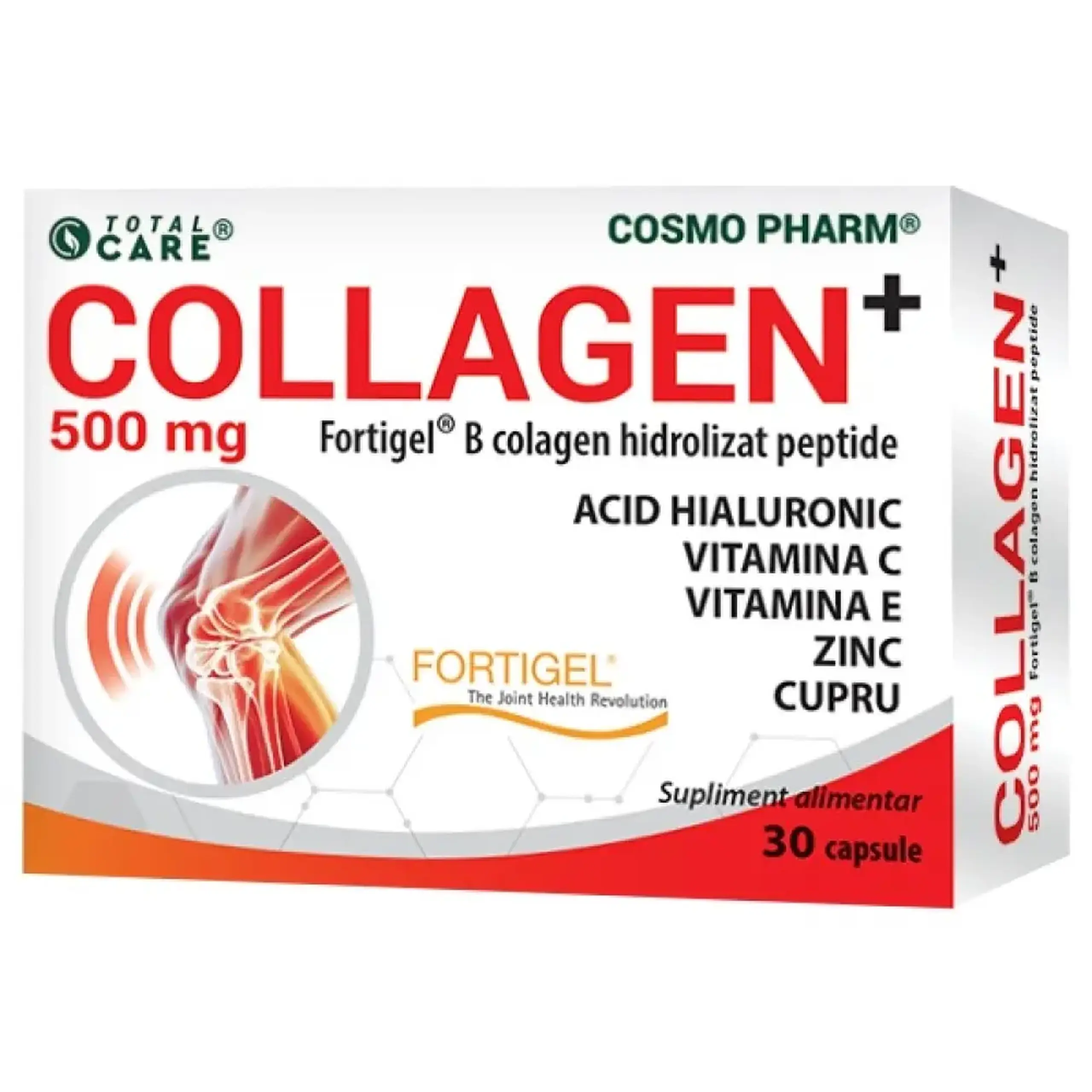 Colagen 500mg Articulatii Piele Par Oase Muschi caps. N30 Cosmo Pharm