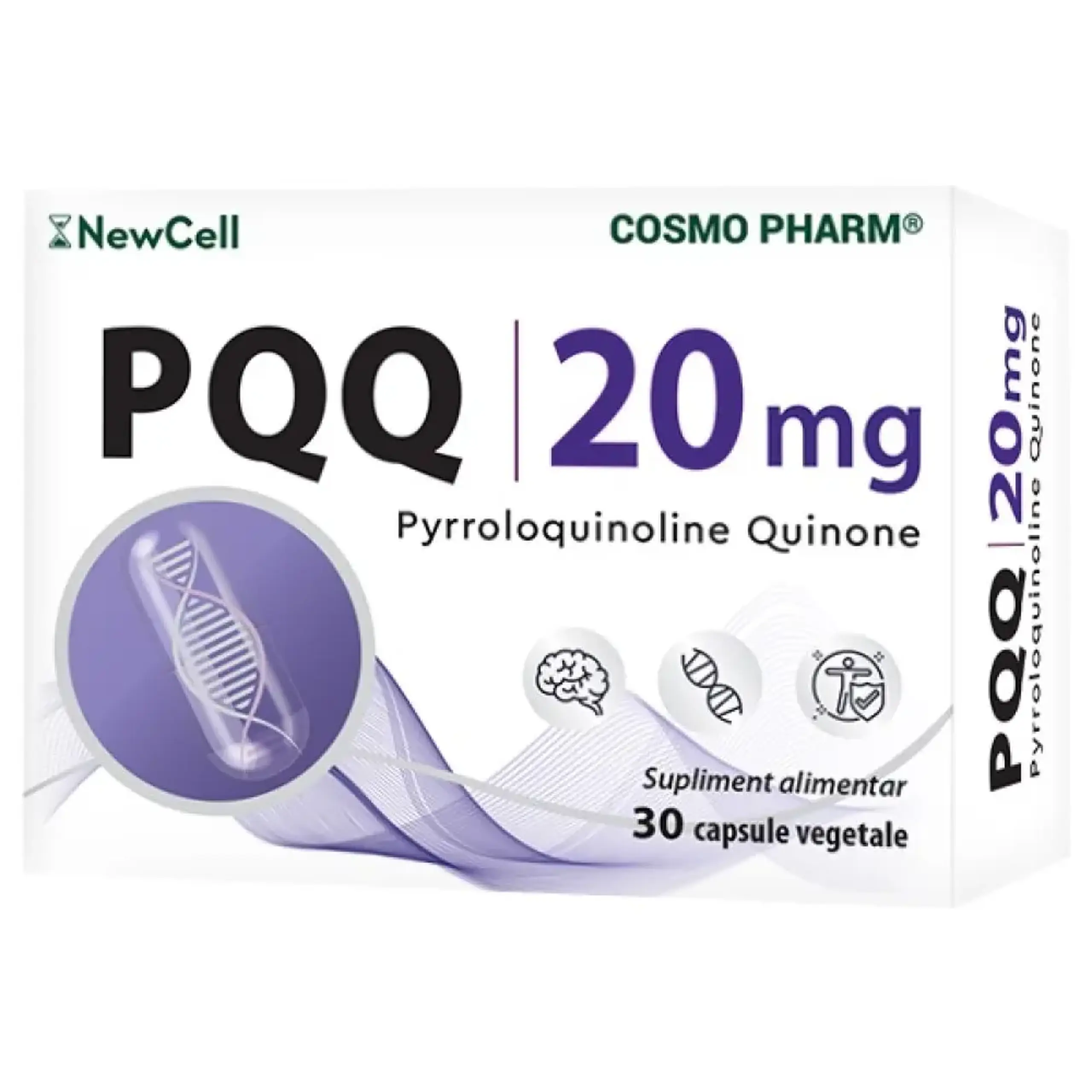 PQQ 20 mg (energie celulara) caps. N30 Cosmo Pharm