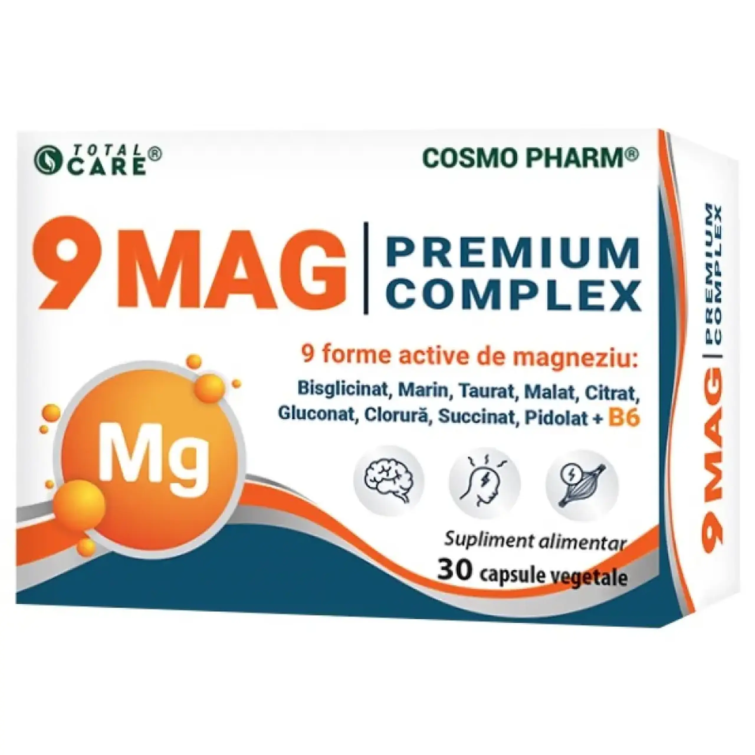 9 MAG Premium Complex (9 forme de Mg) caps. N30 Cosmo Pharm