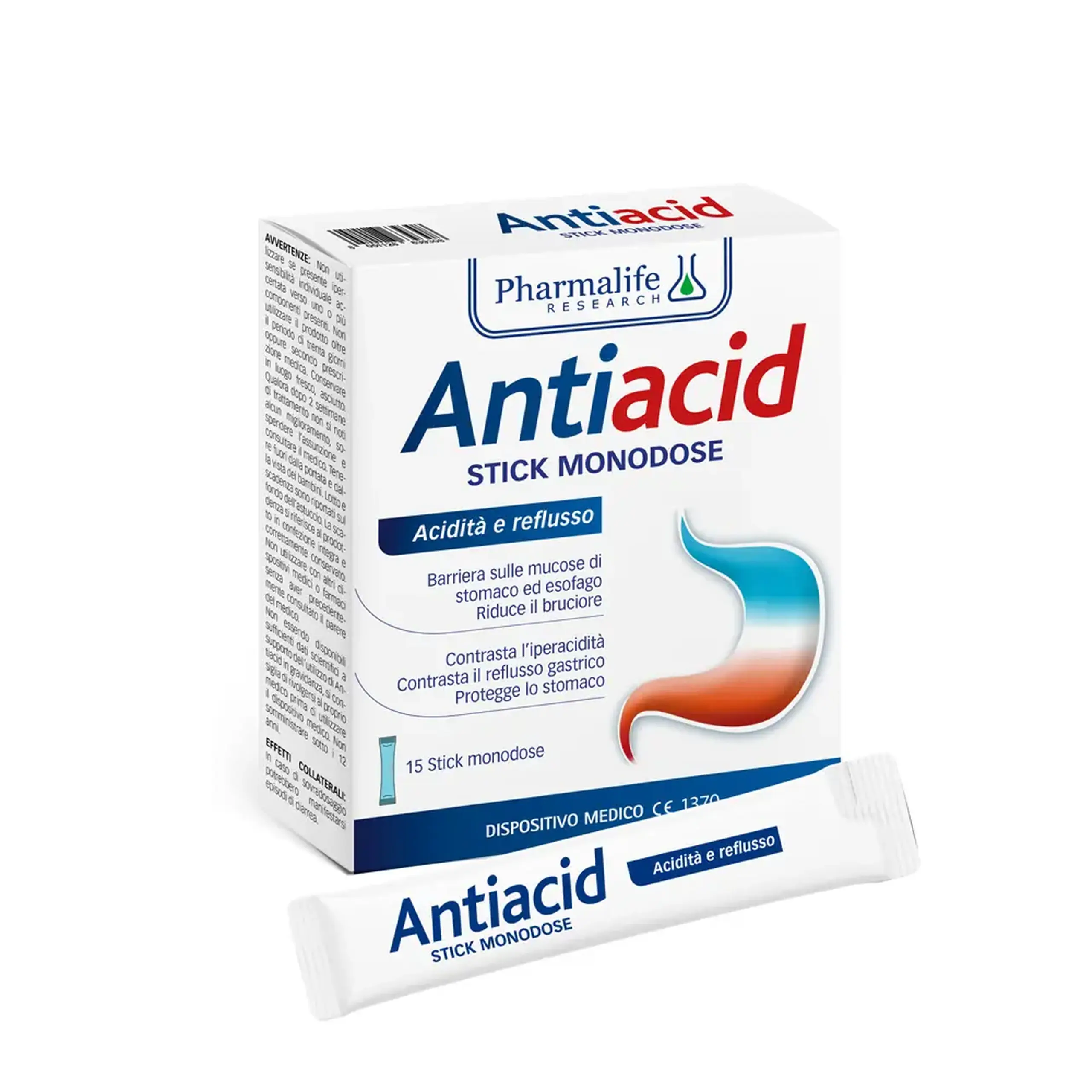 Antiacid Stick (reflux,hiperaciditate,arsuri) 15ml N15 Pharmalife