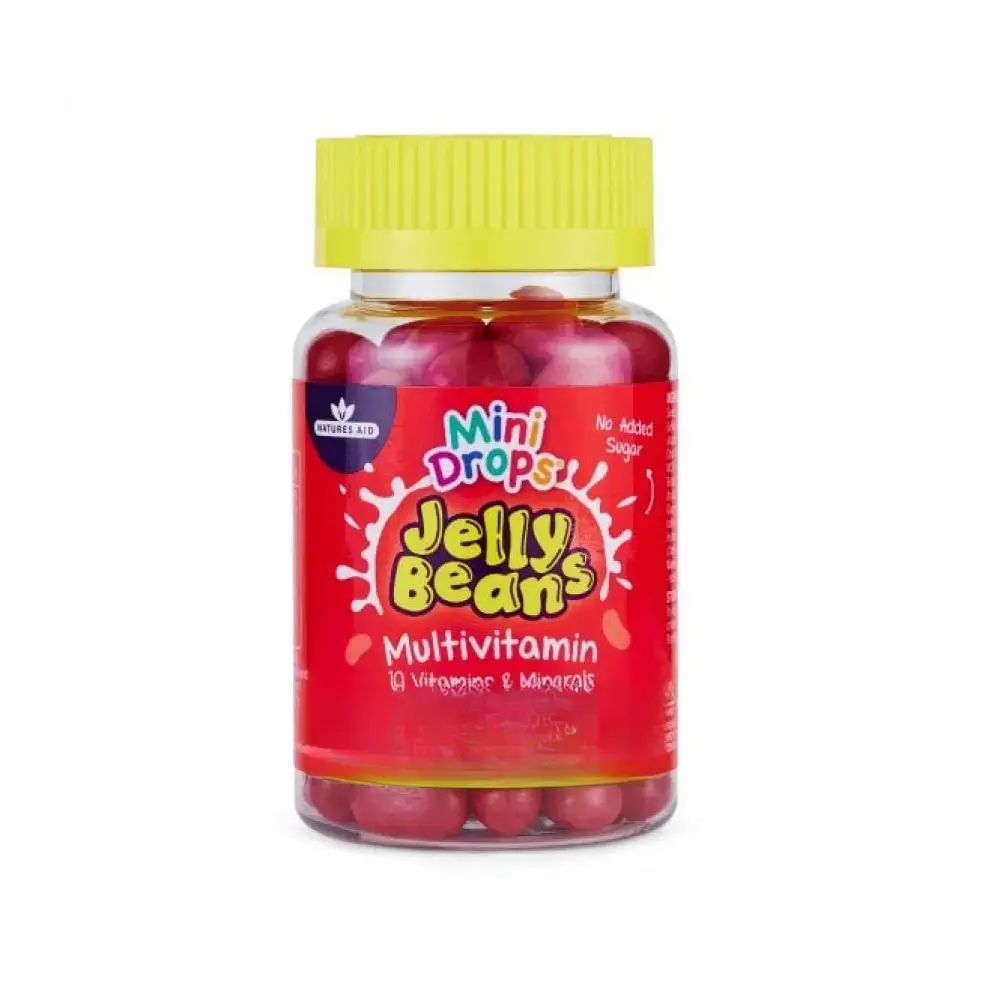 Jelly Beans Multivitamine draje N60 gust capsuna (4-12ani) Natures Aid