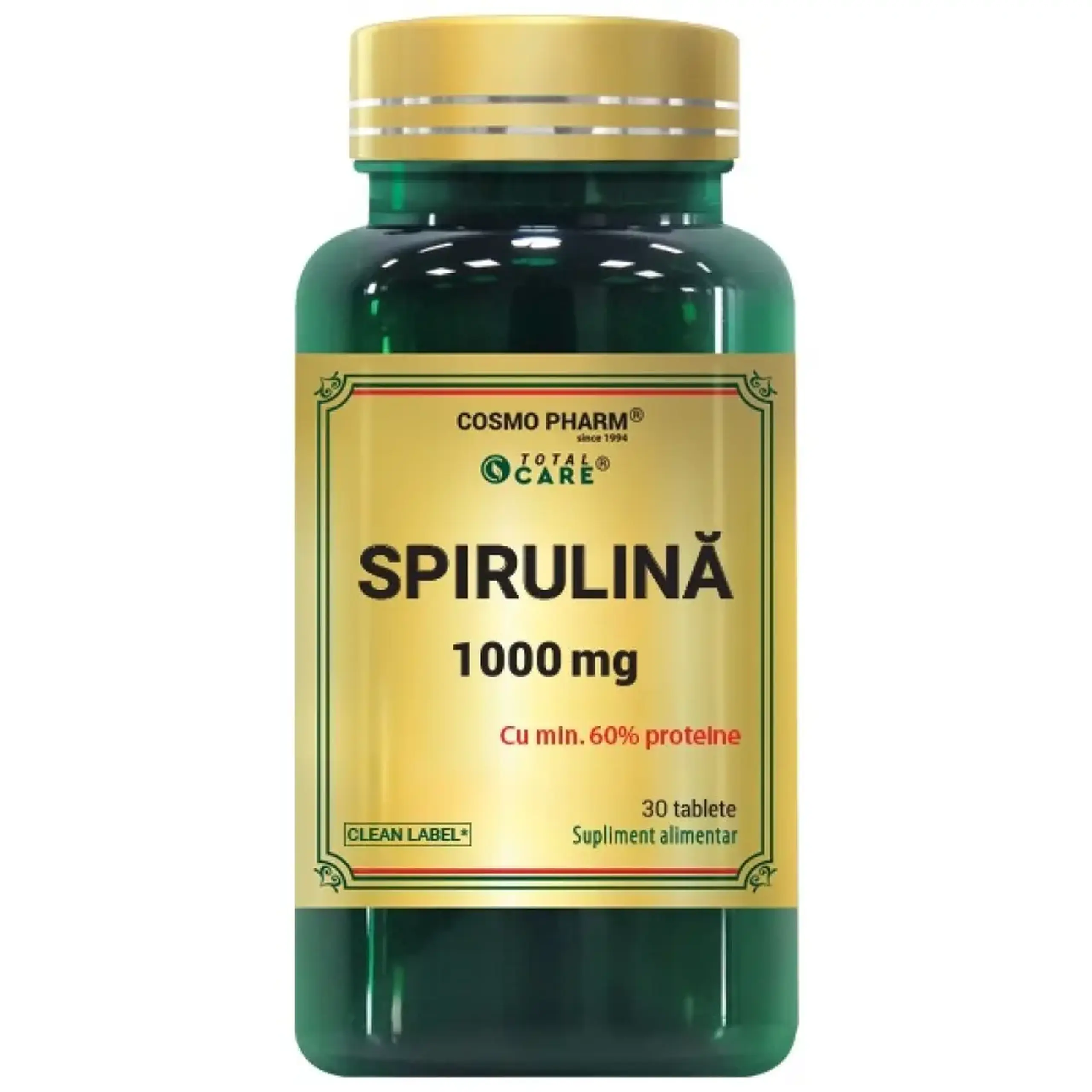 Spirulina 1000mg caps. N30 Cosmo Pharm