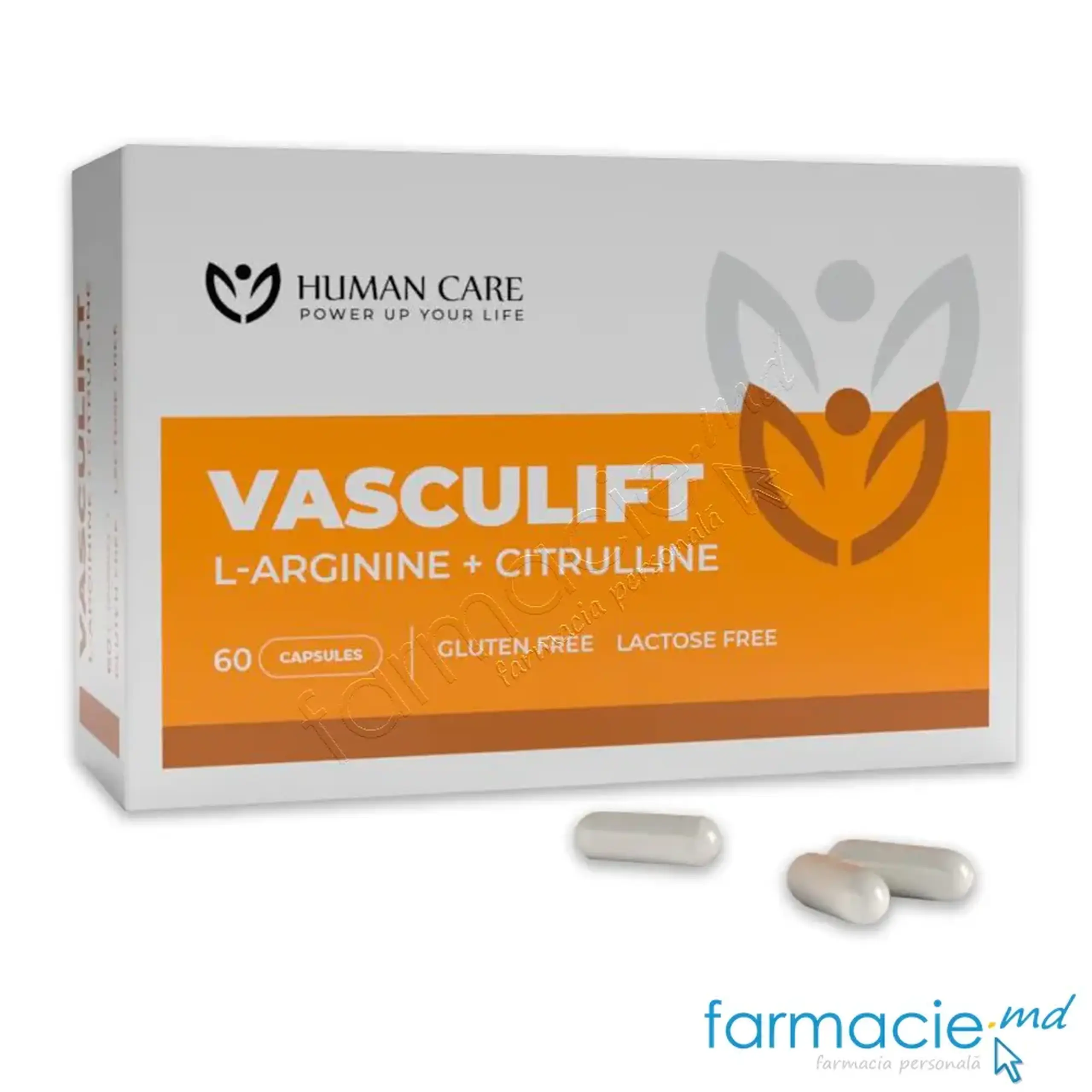 Vasculift L-Arginnine+Citruline caps. N60 Human Care