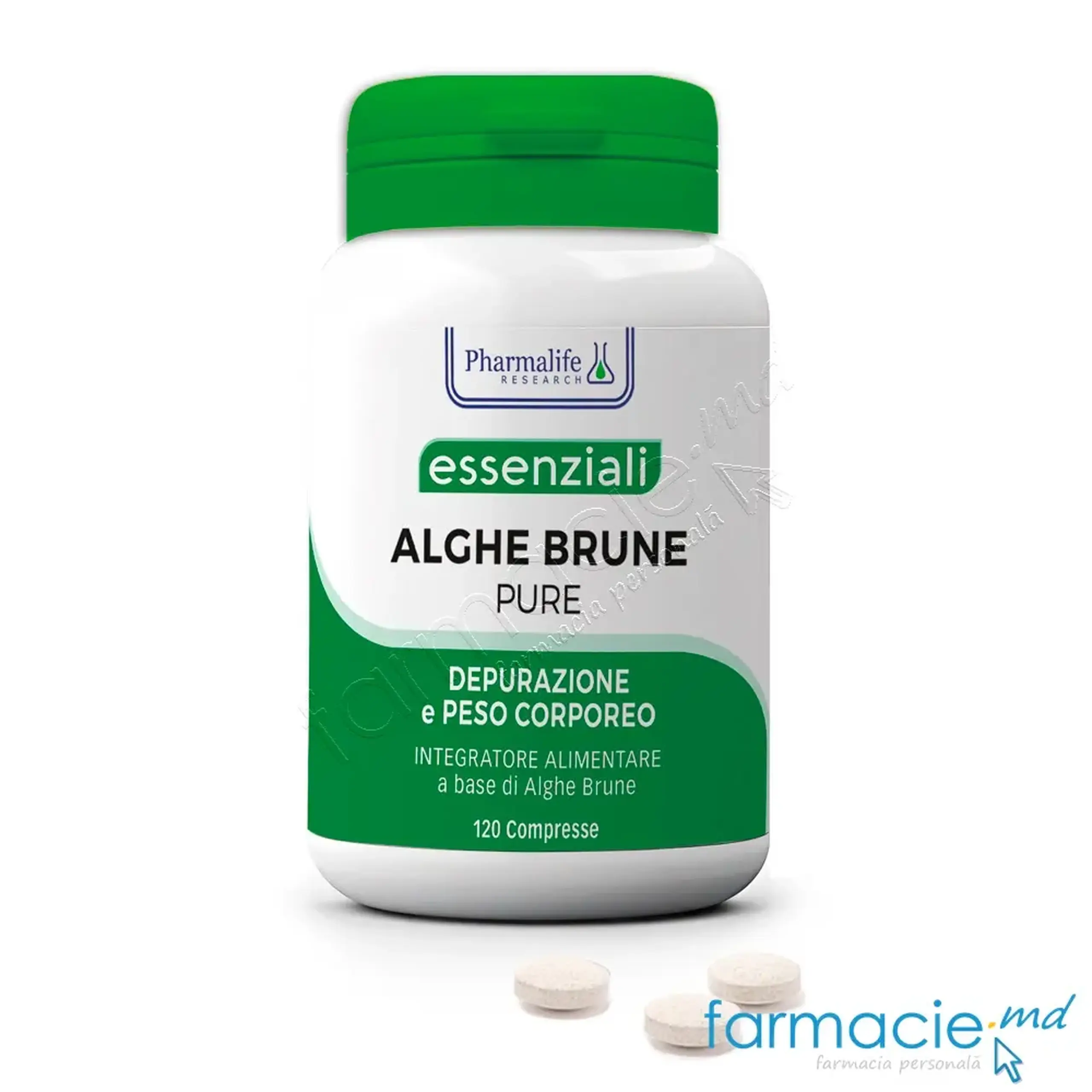 Alge Brune (detoxifiere si controlul greutatii) comp. N120 Pharmalife