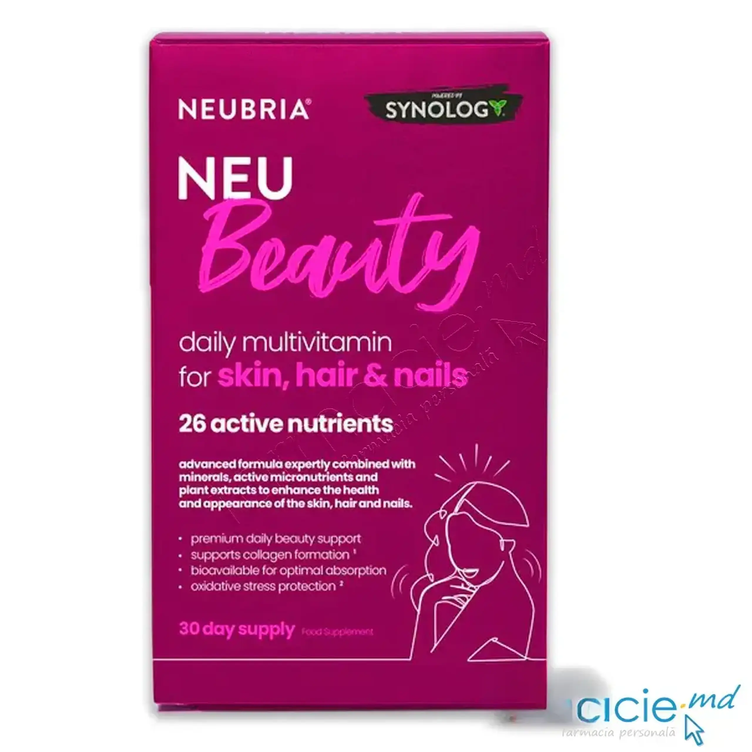 Neu Beauty Multivitamine 26 nutrienti piele+par+unghii comp.N30 Neubria