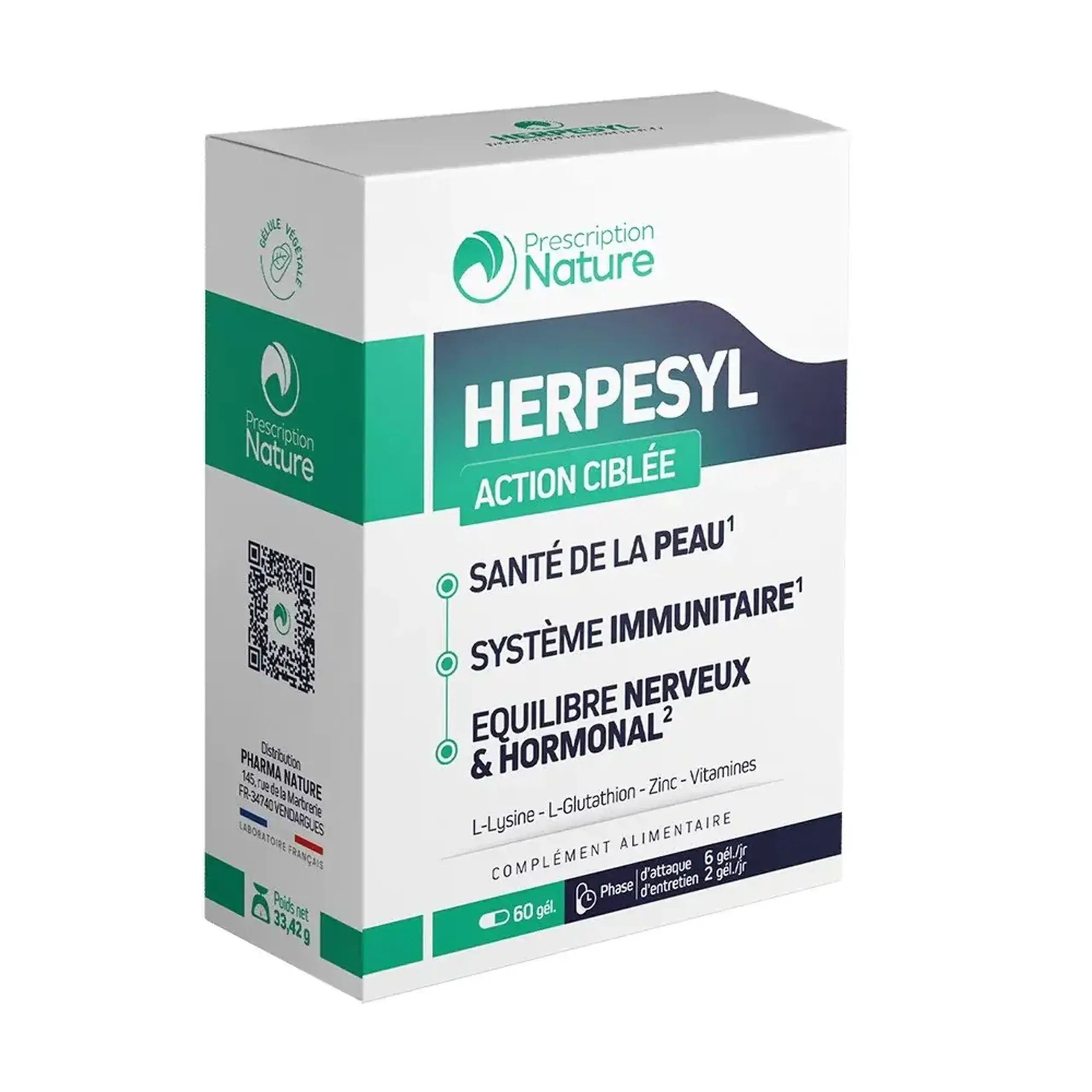 Herpesyl (combate virusul herpes simplex HSV) caps. N60