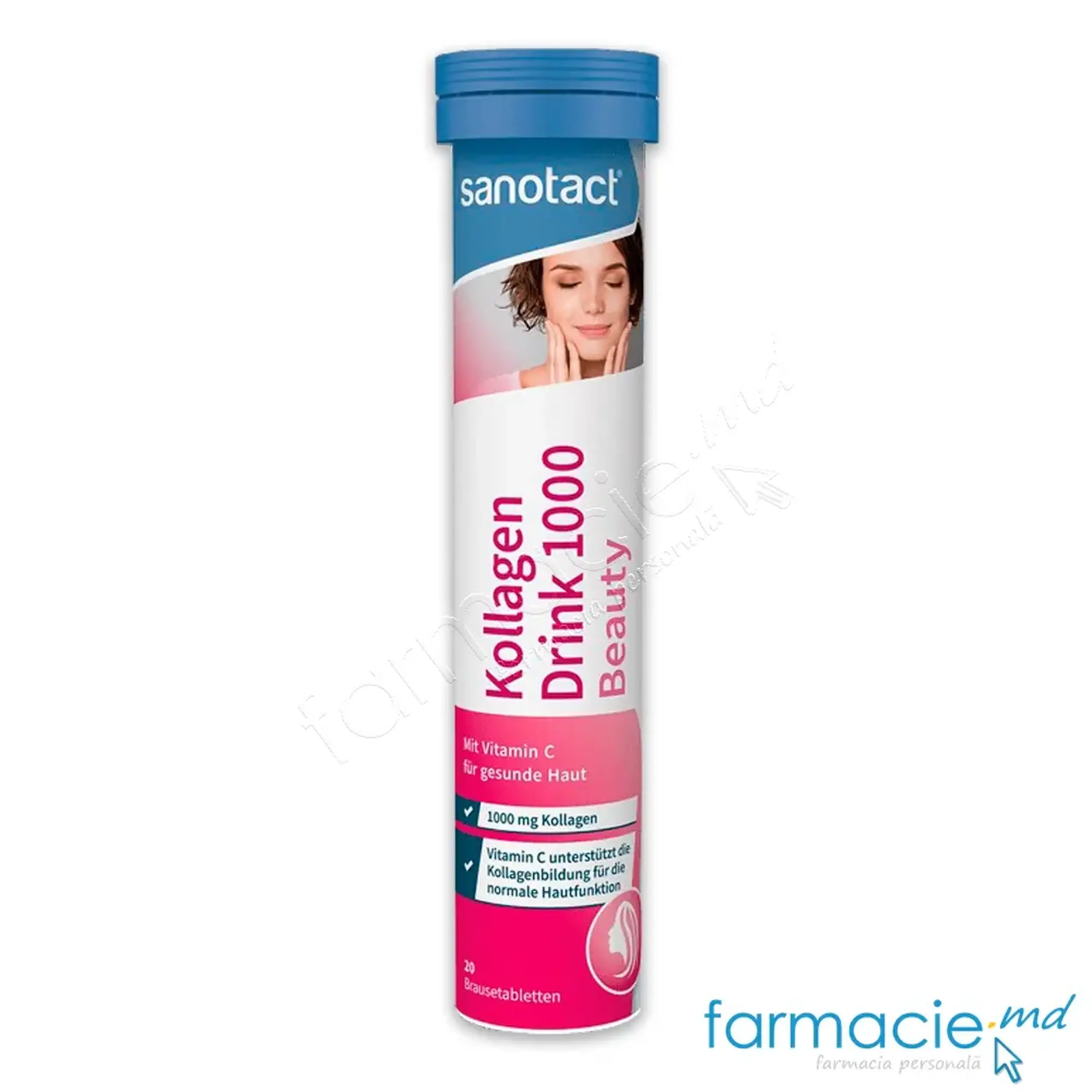 Colagen Drink 1000 Beauty+Vit.C comp. eferv. N20 Sanotact