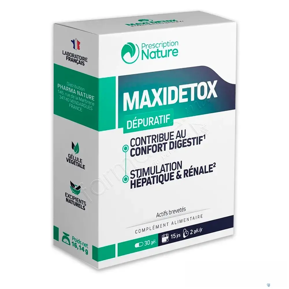 Maxidetox (digestiv, hepatic, renal) caps. N30 Pharma Nature