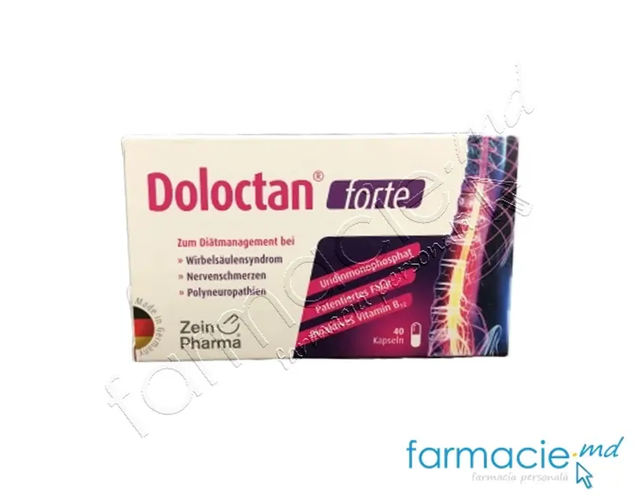 Doloctan Forte 50mg,Uridin Monofosfat (Keltican)+B12 caps. N40 ZeinPharma