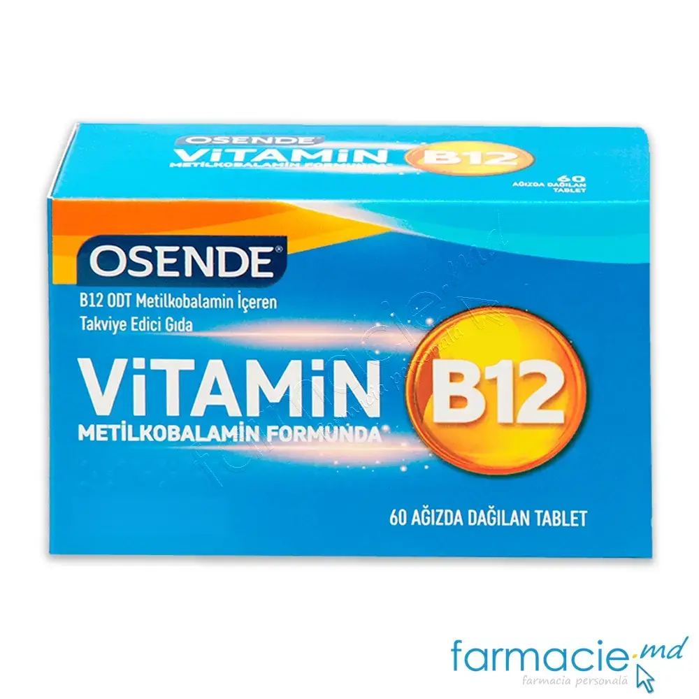 Vitamina B12 1000μg OSENDE comp.orodispersabile N30 Tab Ilac