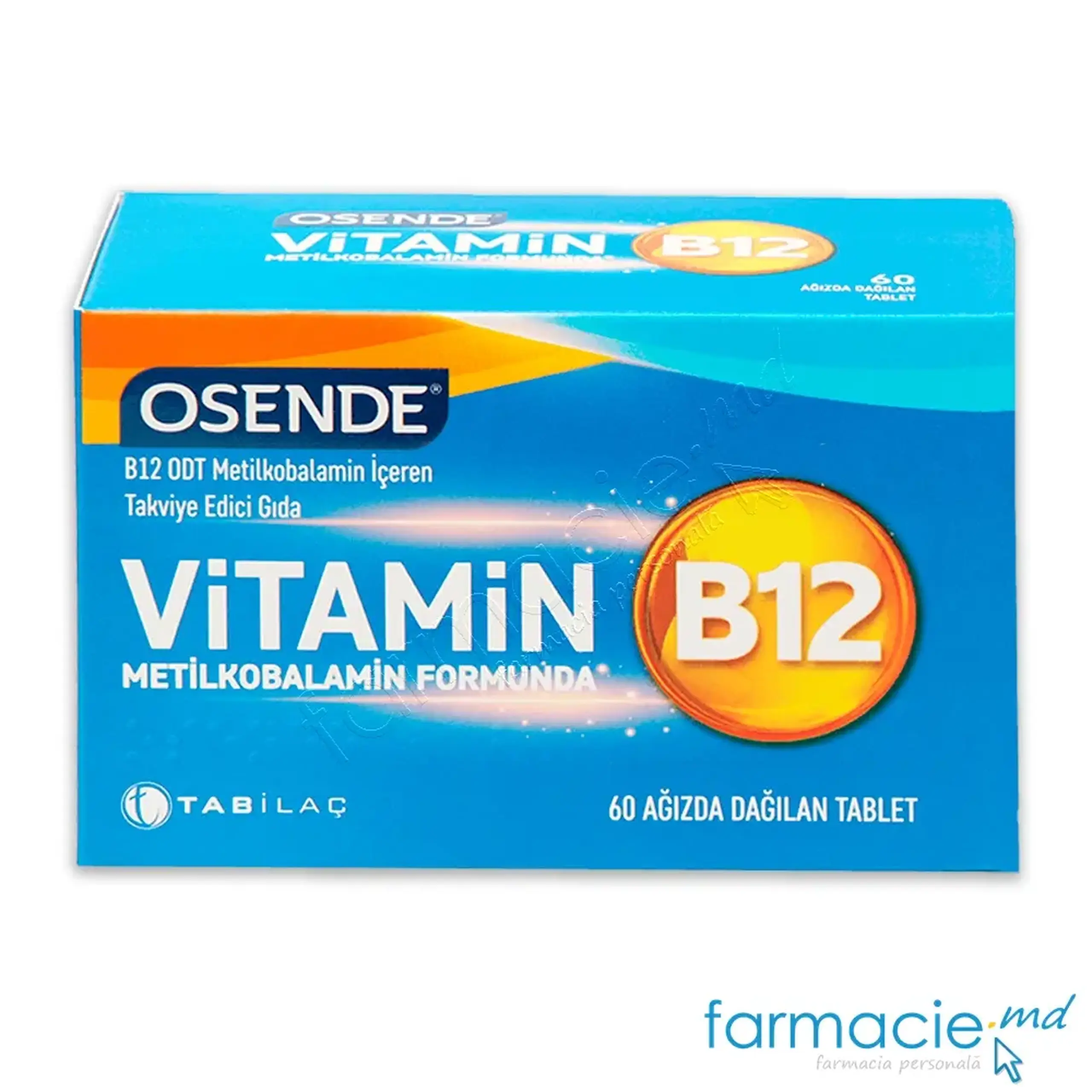 Vitamina B12 1000μg OSENDE comp.orodispersabile N30 Tab Ilac