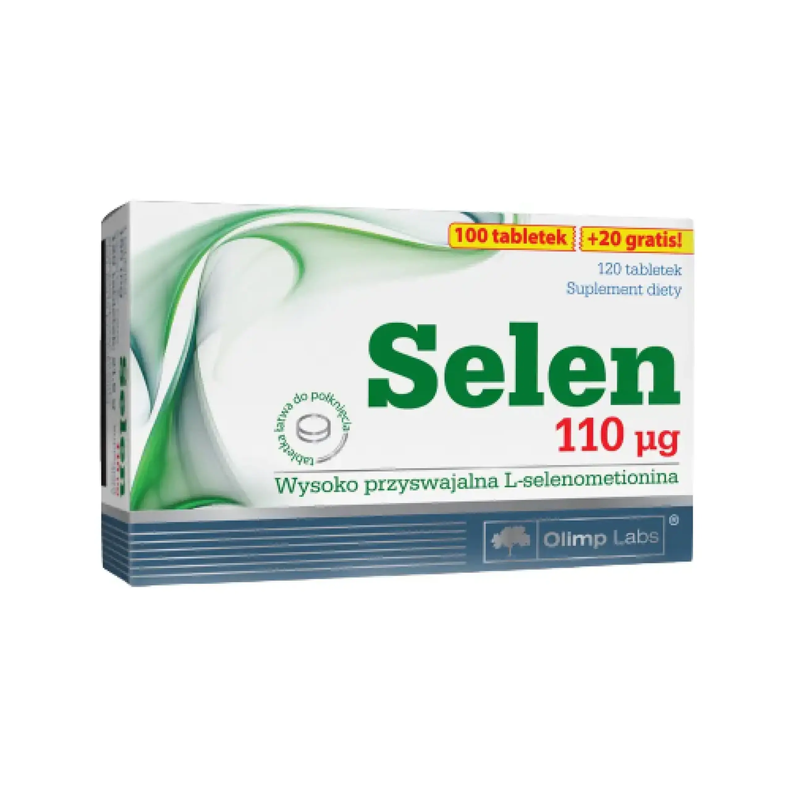 Selen 110 μg (L-selenometionina) comp. N120 Olimp