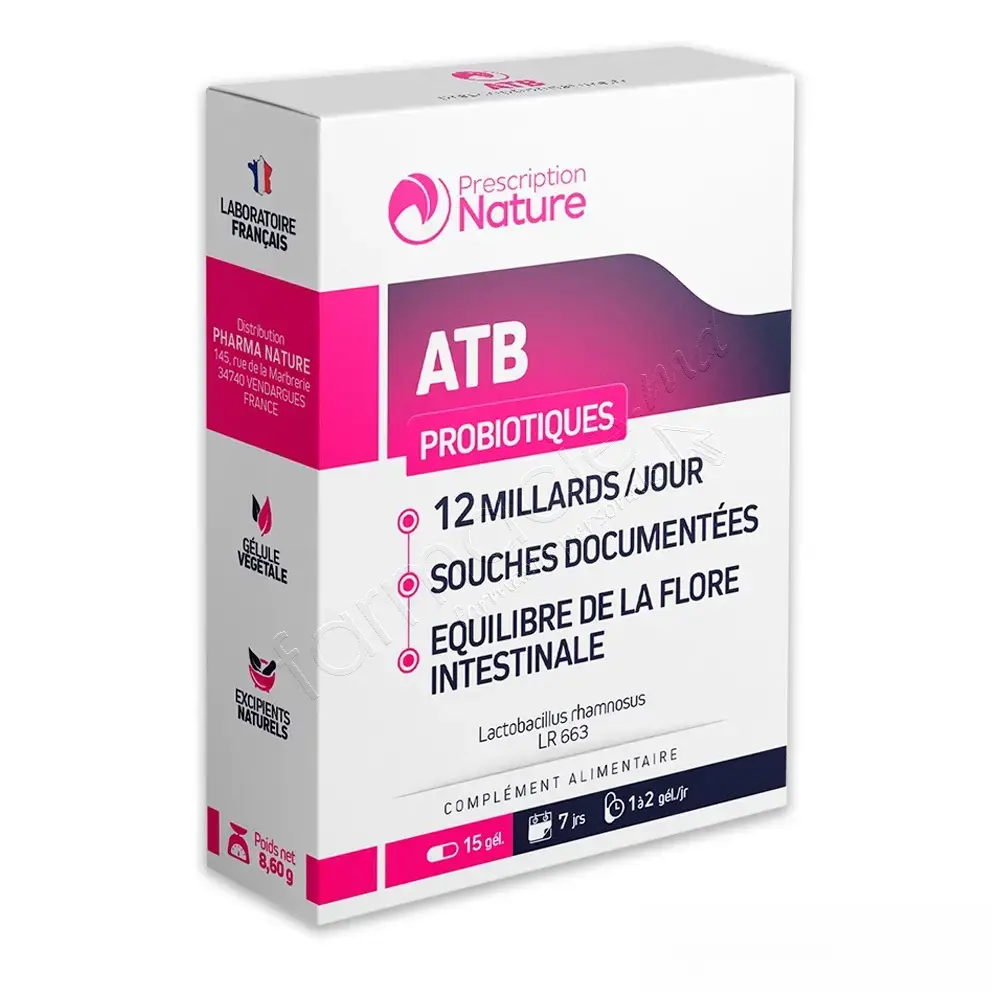 ATB (in antibioticoterapie) Probiotice 12 miliarde caps. N15 Pharma Nature