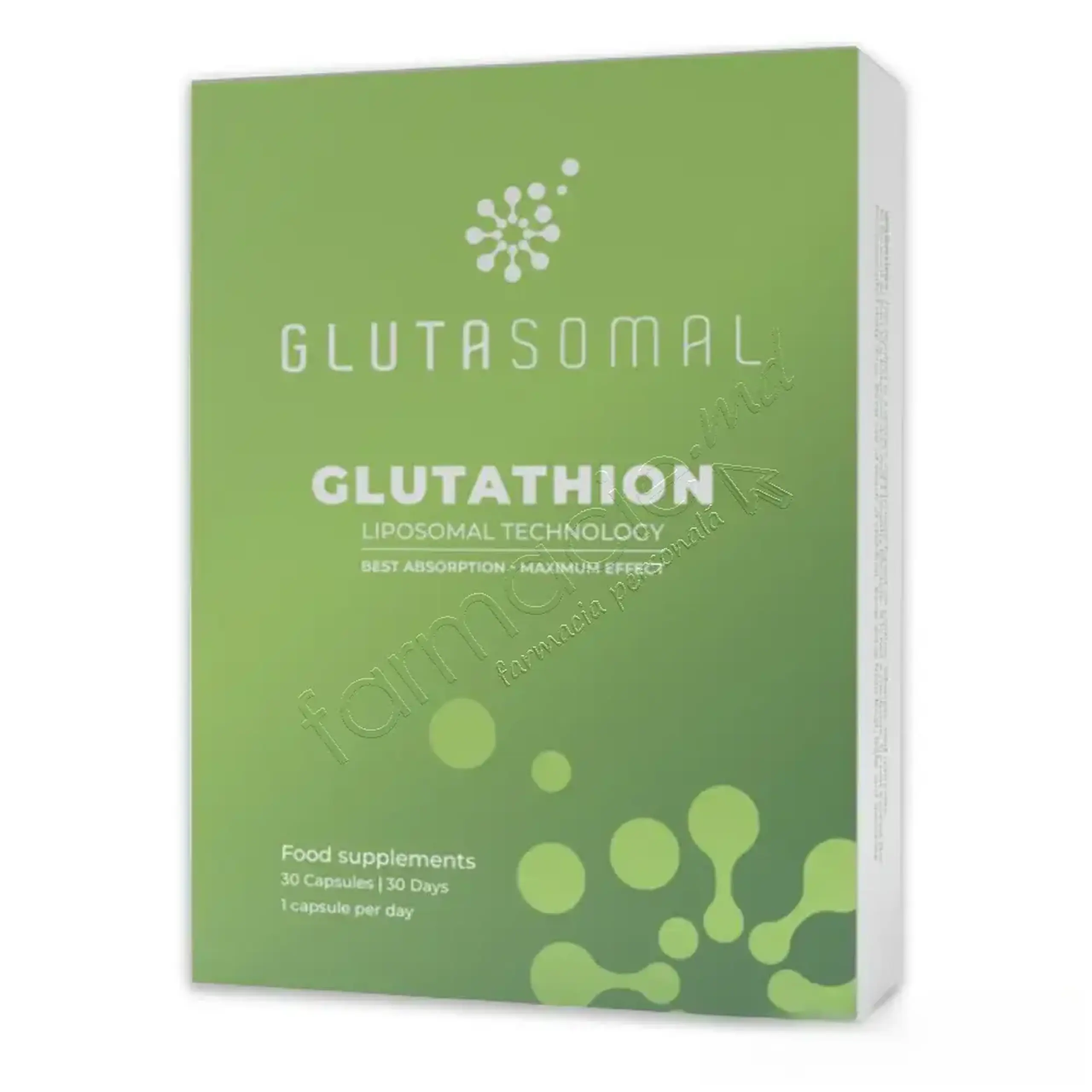 GLUTASOMAL Glutation Lipozomal 100mg caps. N30 (hepato,detox,imuno) Human Care