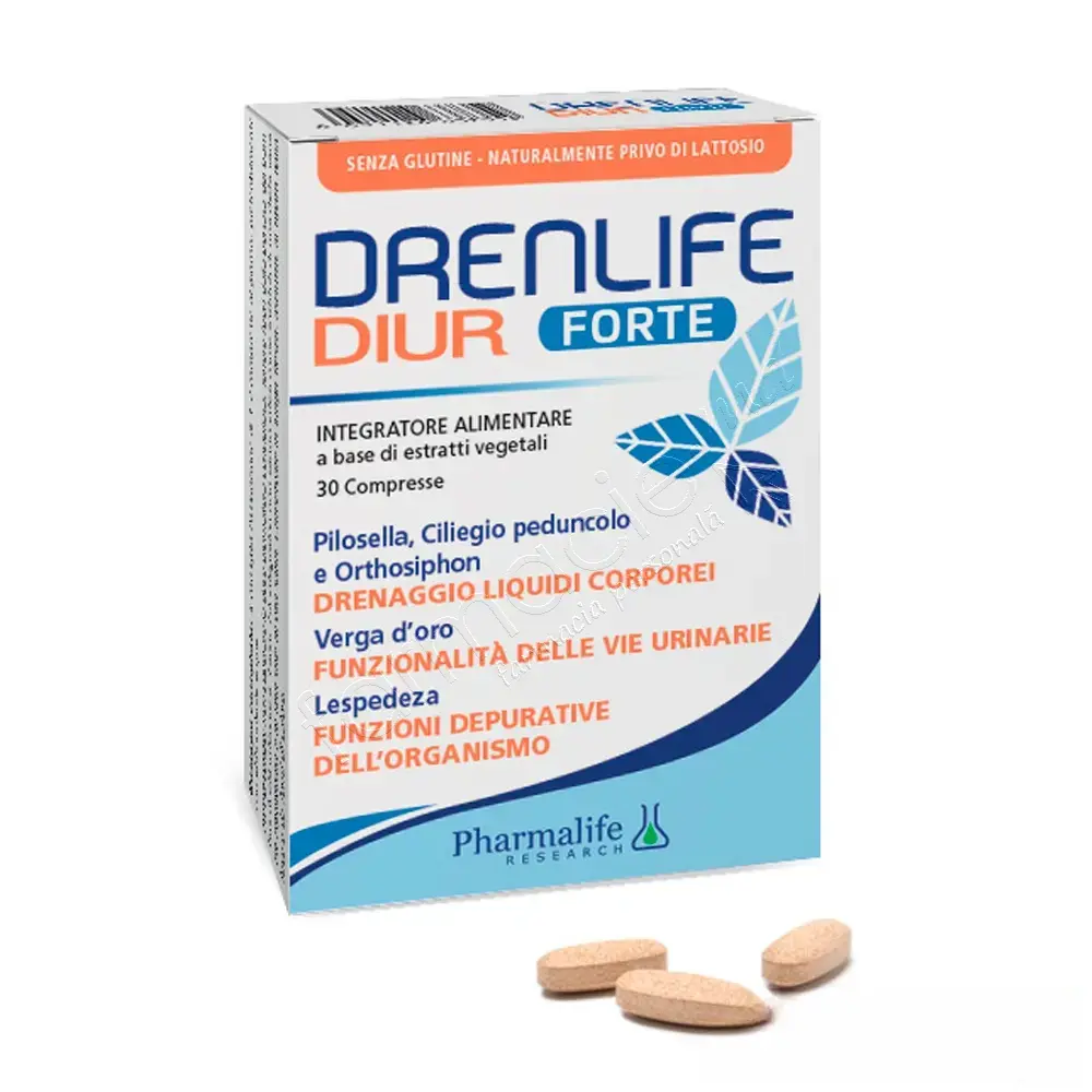 Drenlife Diur Forte comp. N30 (diuretic,drenajul fluidelor) Pharmalife