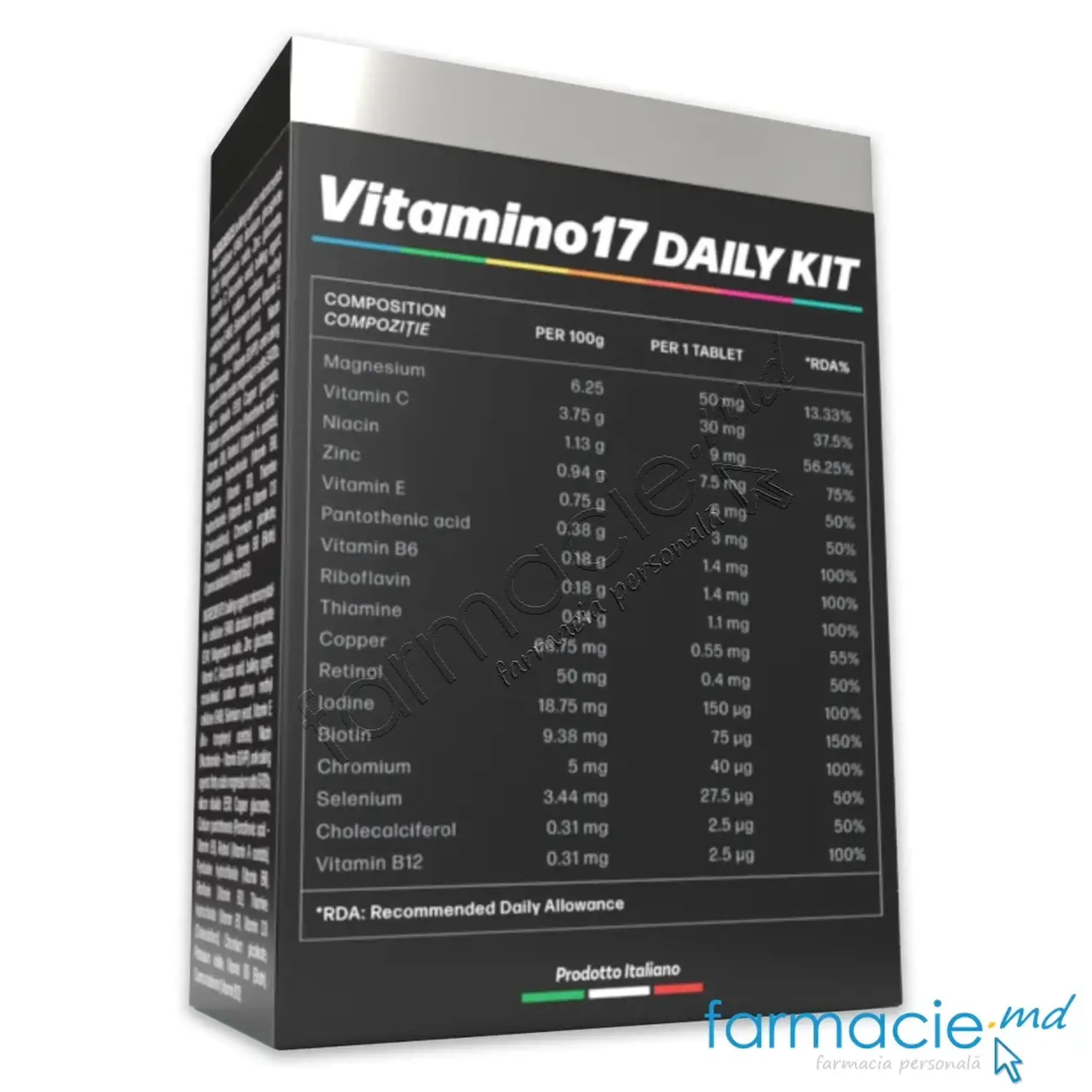 Vitamino17 Complex Vitamine&Minerale comp. N60 (1comp./zi) Human Care