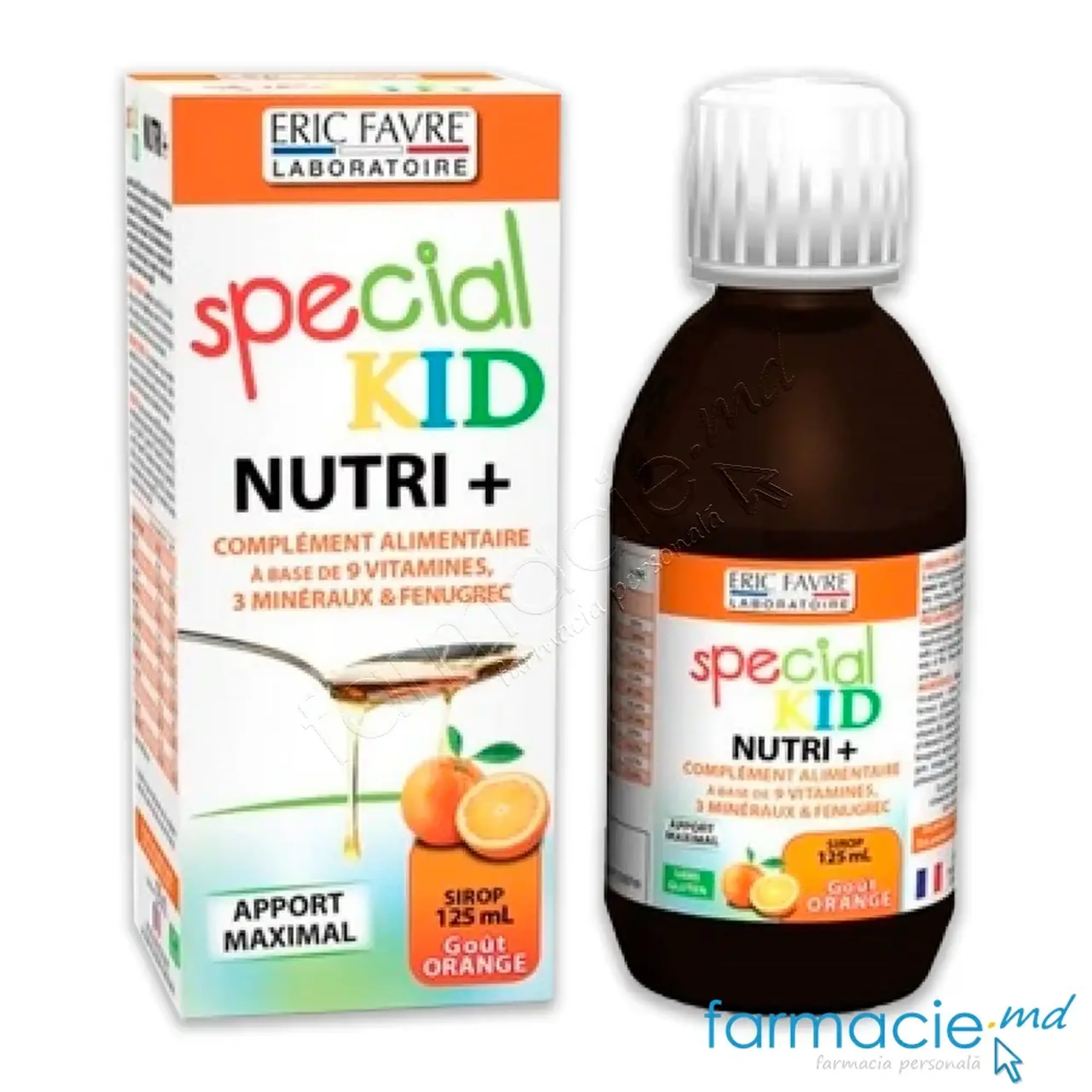 Special Kid Nutri+/Appetit+ sirop 125ml Eric Favre