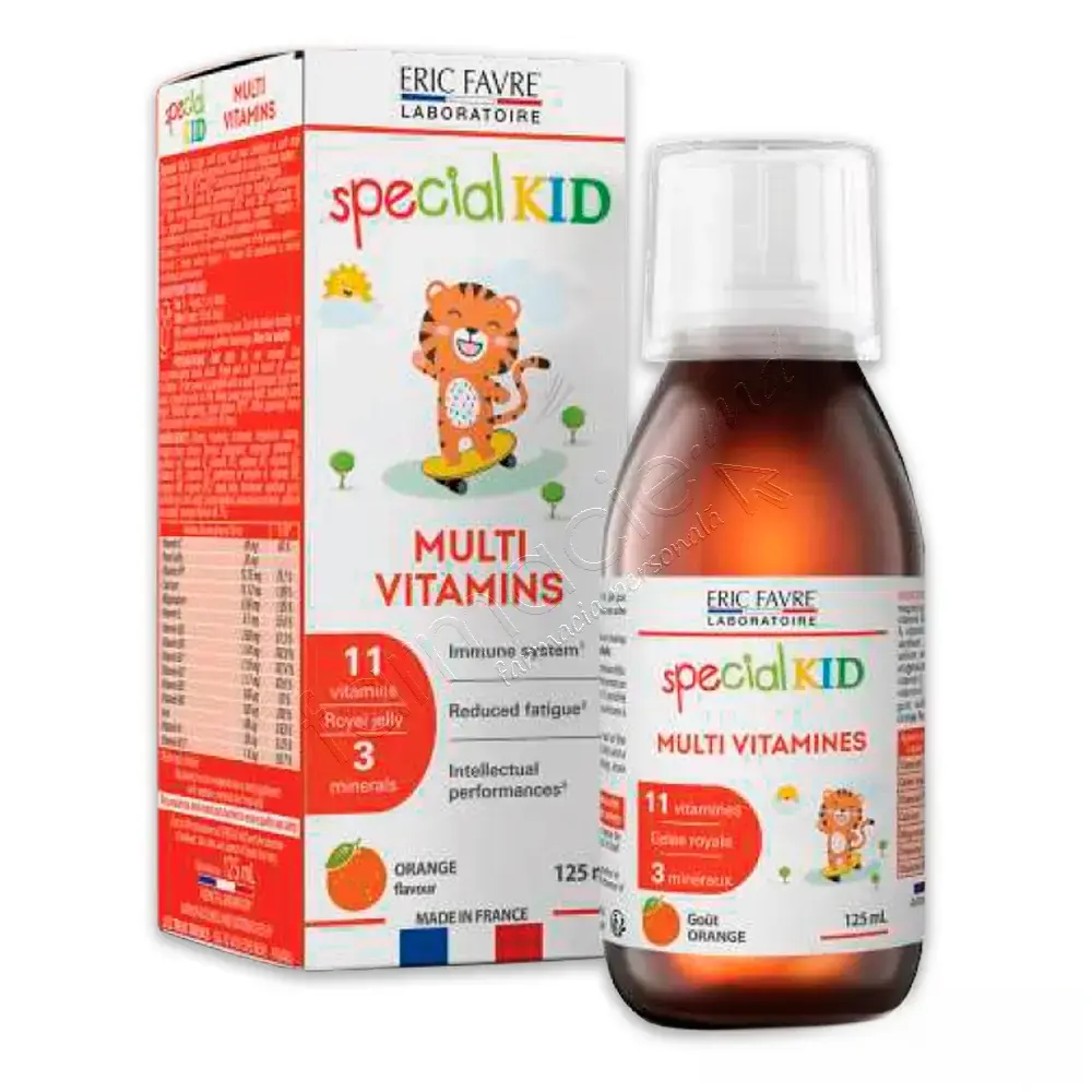 Special Kid Multivitamine (si laptisor de matca) sirop 125ml Eric Favre