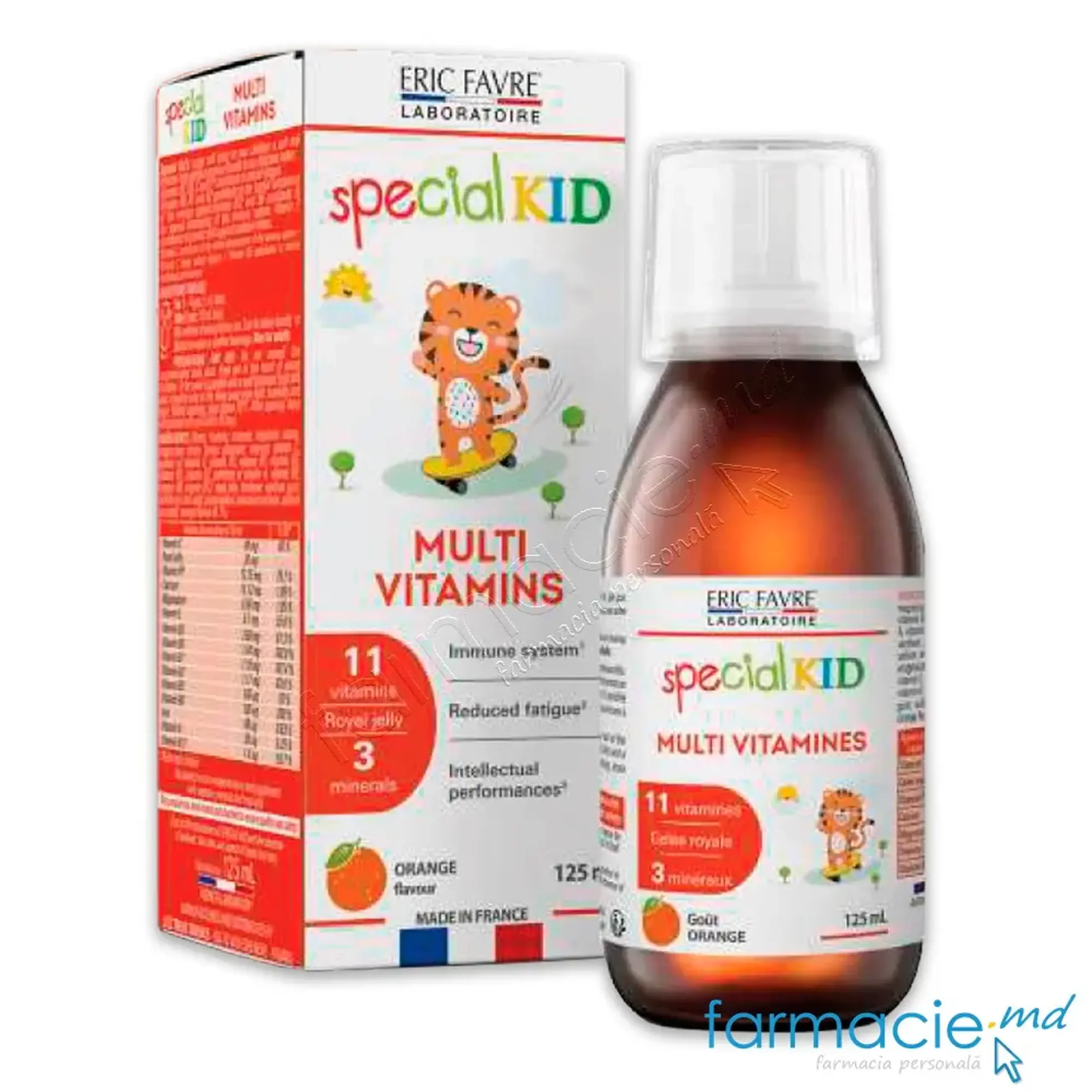 Special Kid Multivitamine (si laptisor de matca) sirop 125ml Eric Favre