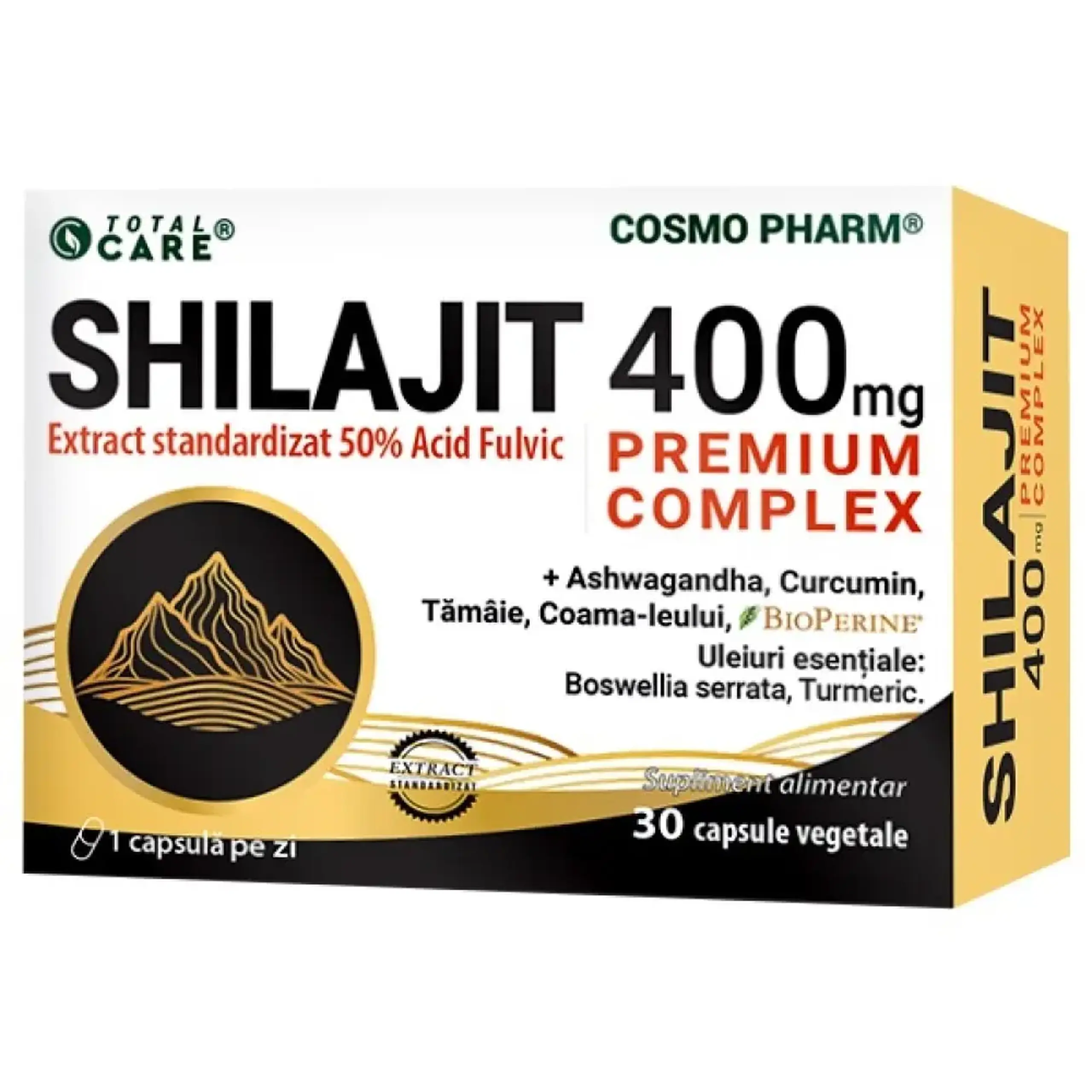 Shilajit 400mg Premium (vitalitate) caps. N30 Cosmo Pharm